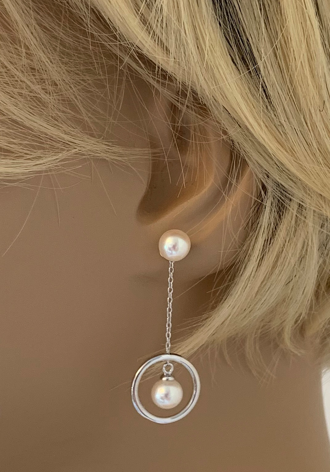 Adriana Paar Ohrstecker »Amalfi, A10«, Made in Germany - mit Süßwasserzuchtperle