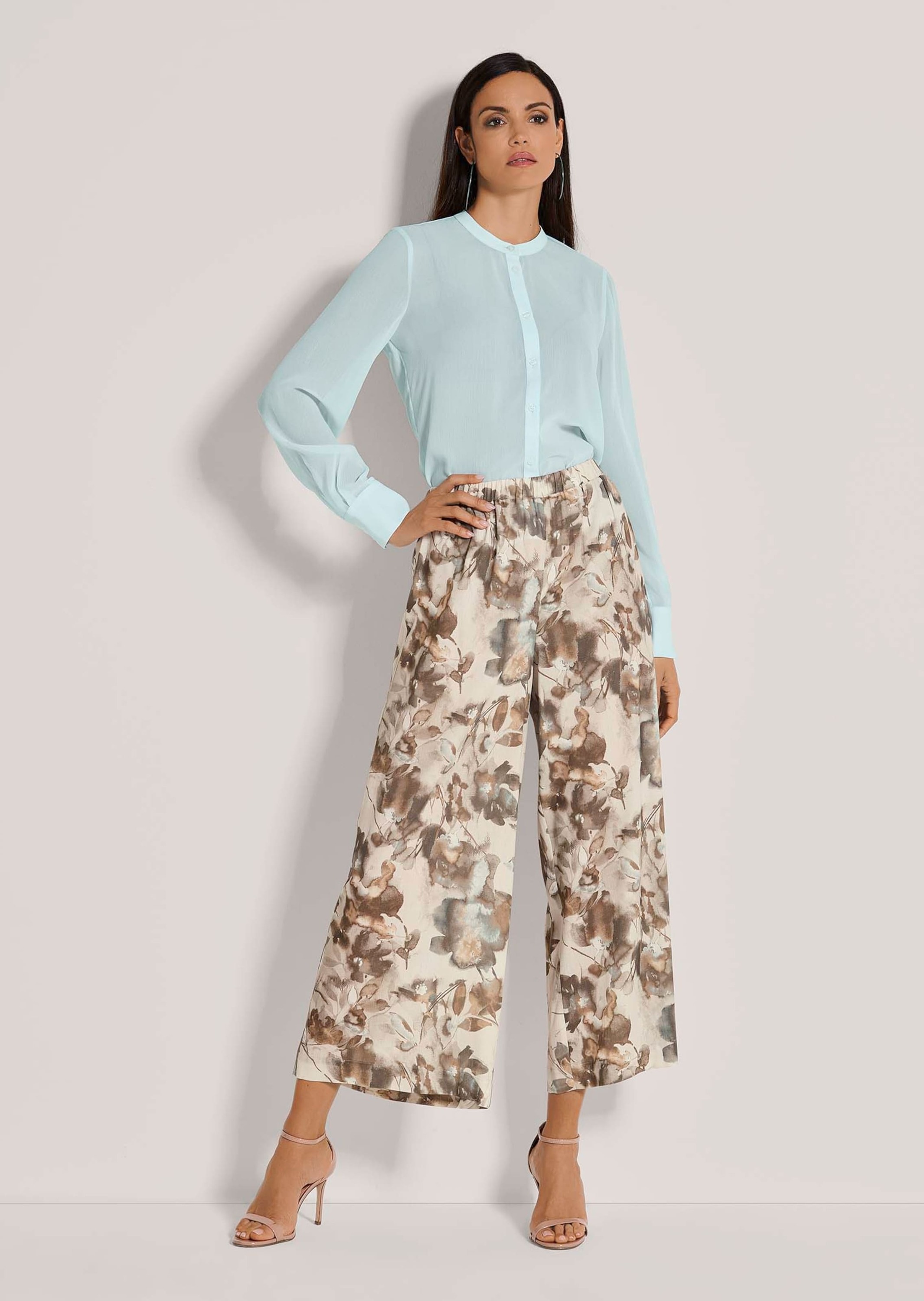 MADELEINE Chinos »Druckhose Hose mit Unikat-Print«