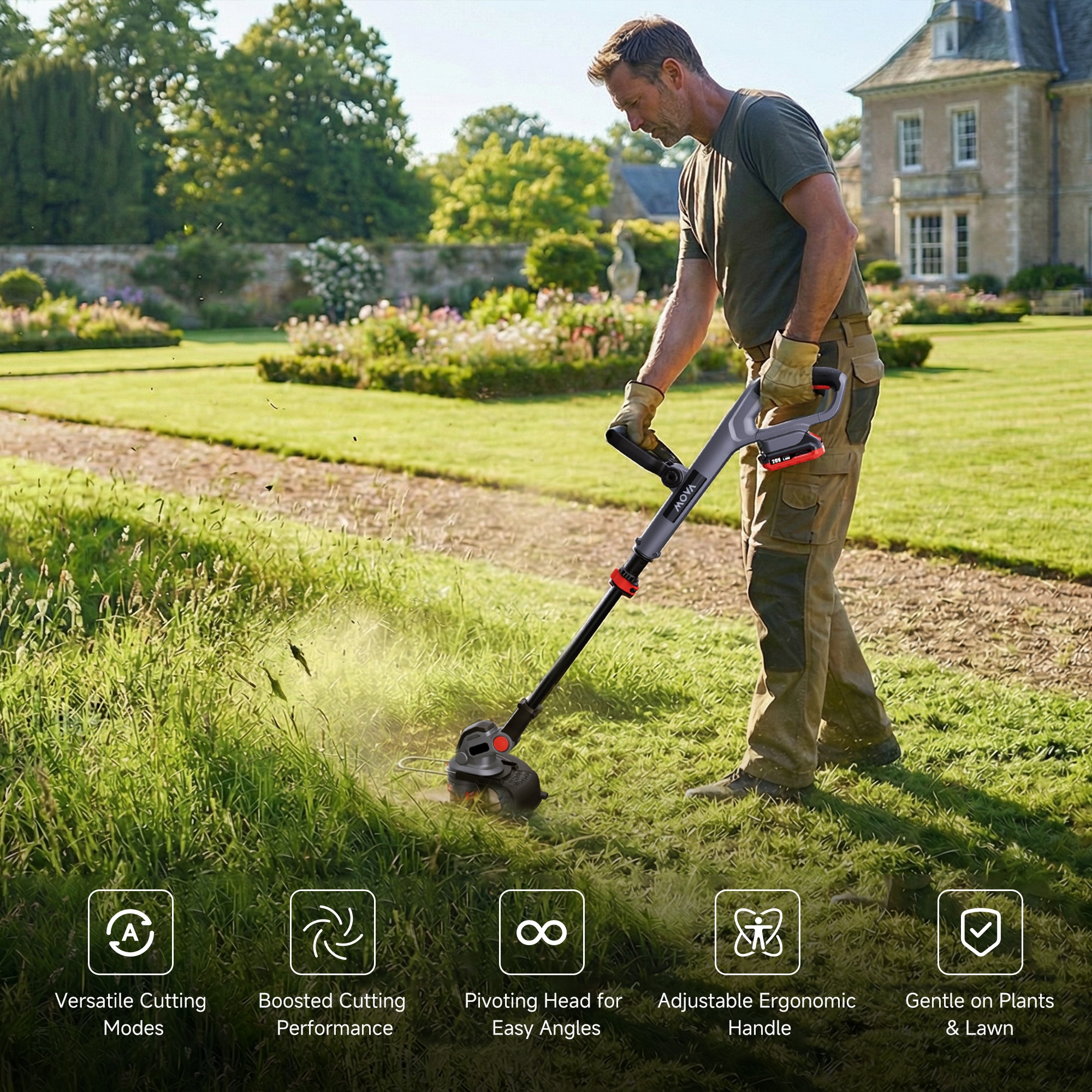 Mova Akku-Rasentrimmer »Grass Trimmer GT212«