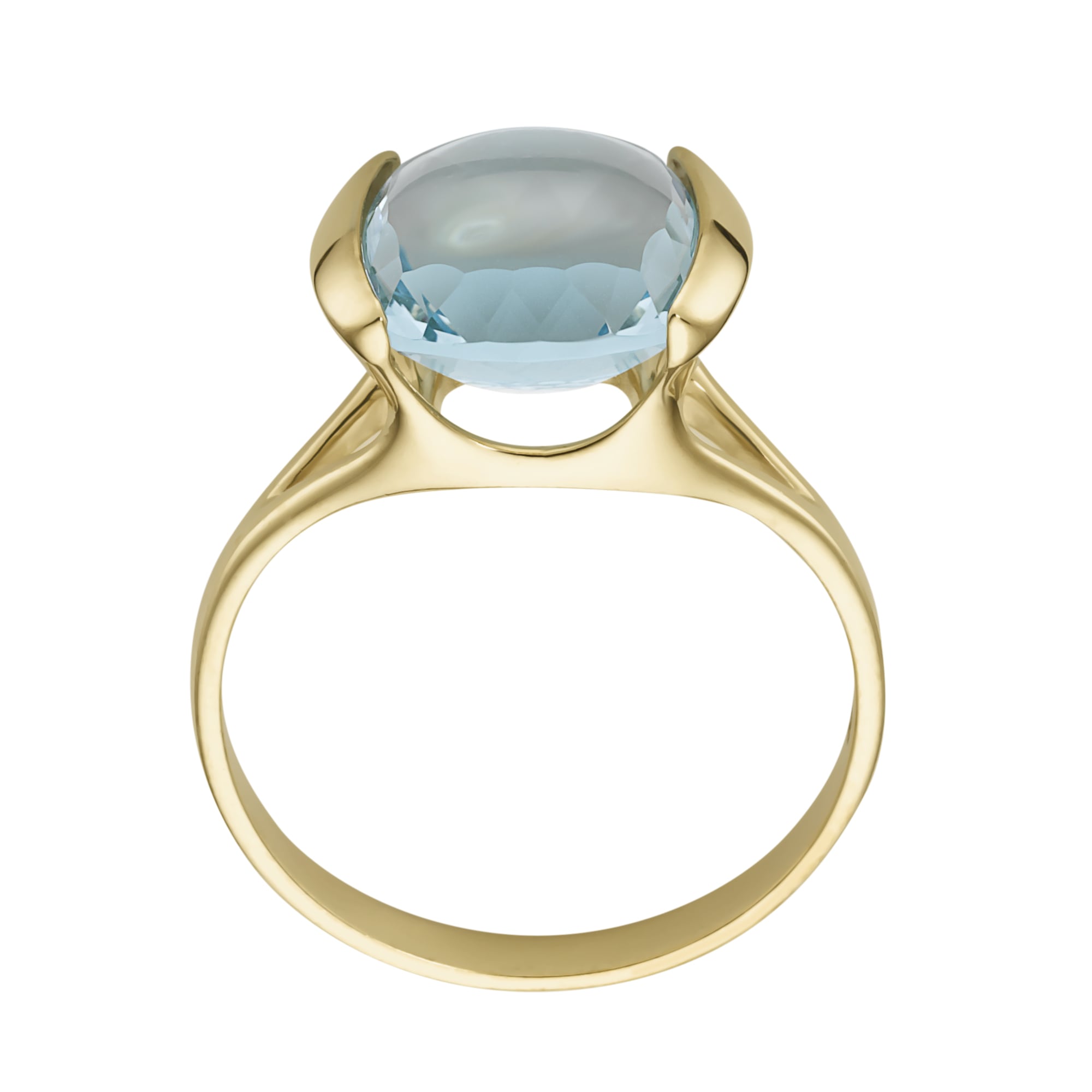 Luigi Merano Goldring »Ring mit quadrat. / abgerundeten Edelstein, Gold 375«