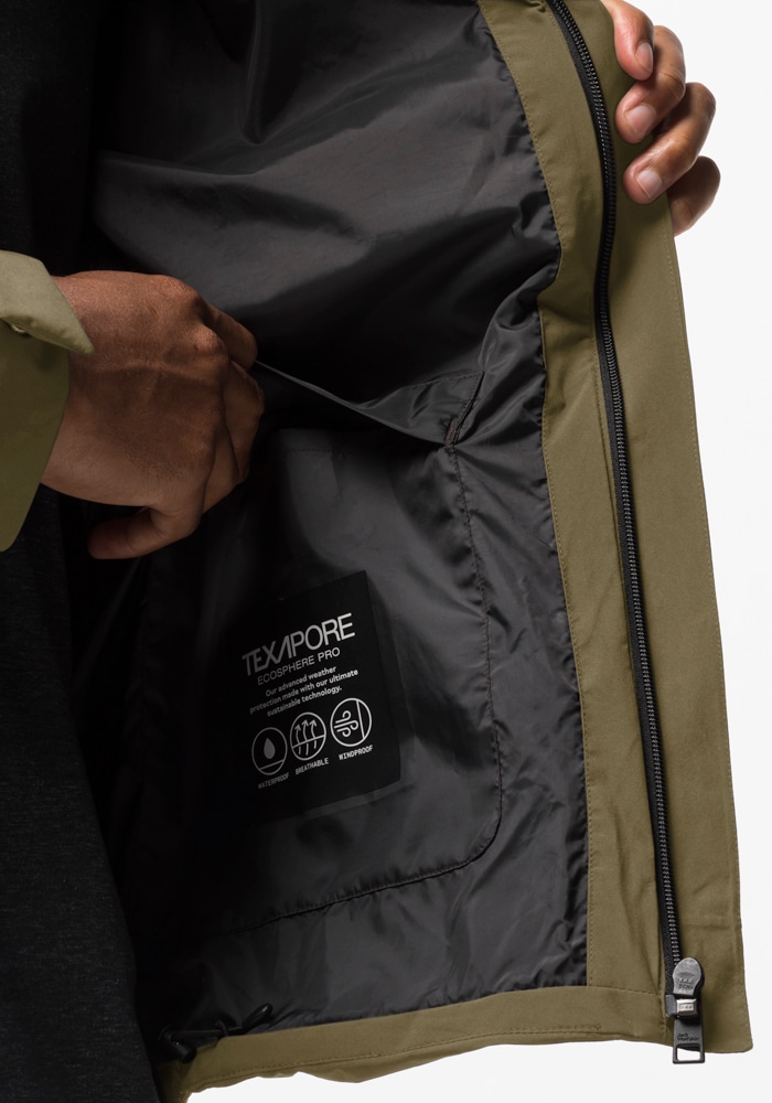 Jack Wolfskin Funktionsjacke »MAINKAI JKT M«, mit Kapuze