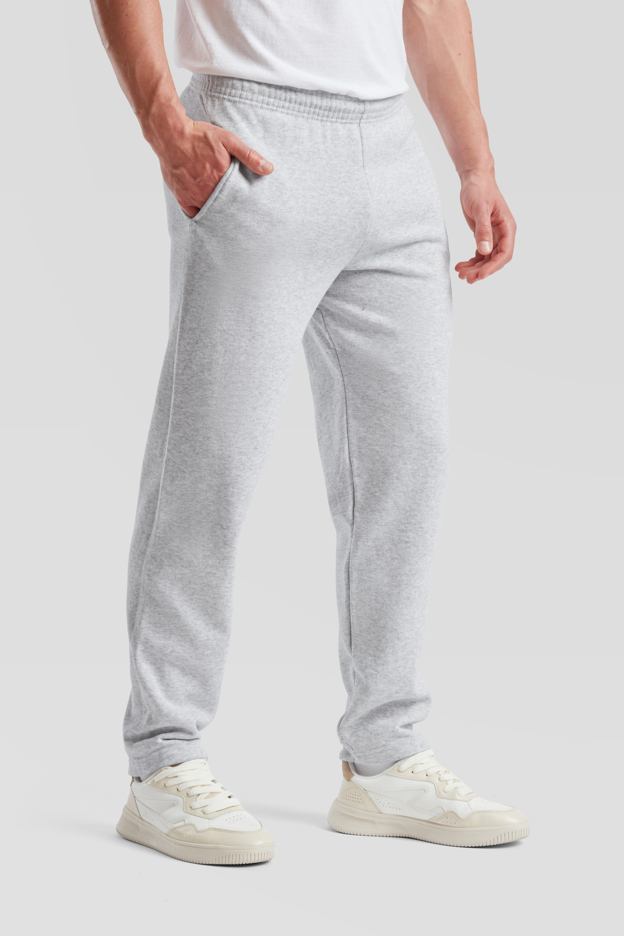 Fruit of the Loom Sweathose  Jogger mit offenem Beinabschluss