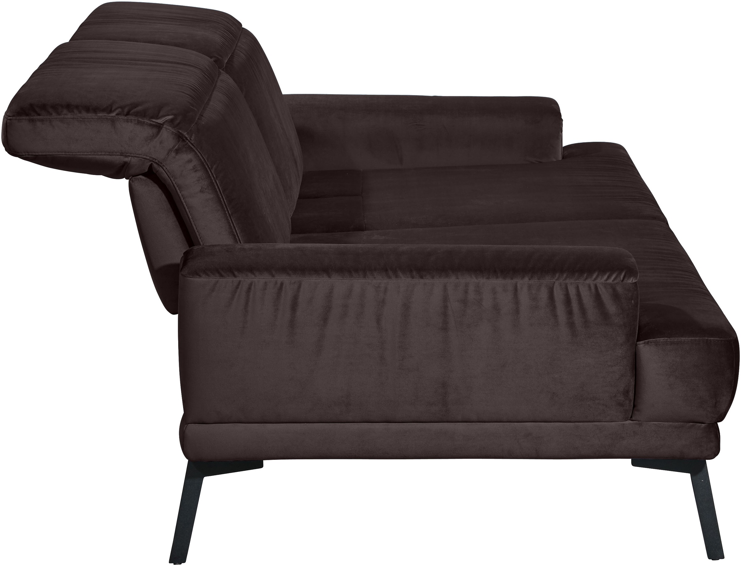 Musterring 3-Sitzer »MR 4580«, inkl. Kopf- und Sitztiefenverstellung, Fuß schwarz, B228 x T103 cm