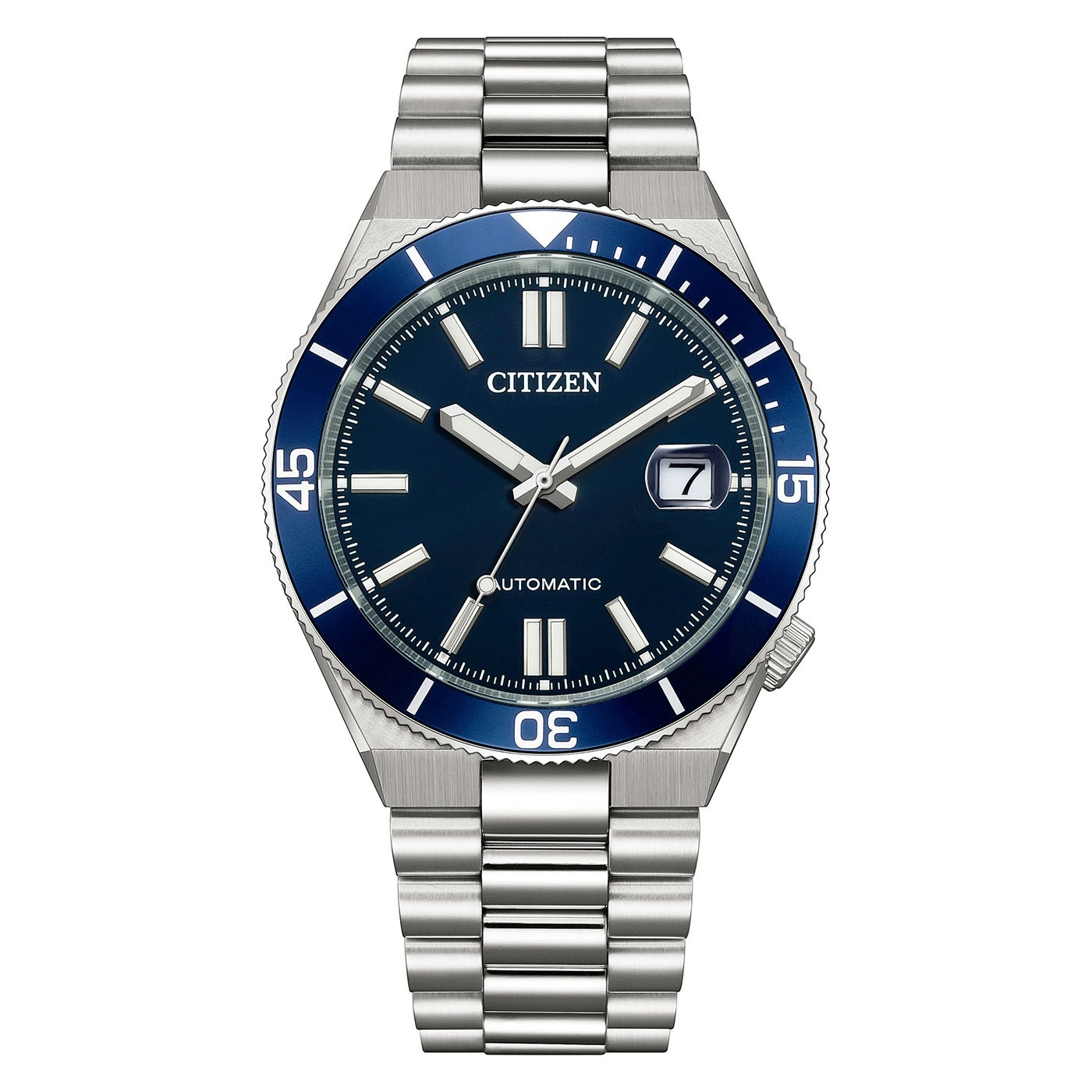 Citizen Automatikuhr »Tsuyosa Shore« Armbanduhr, Damenuhr, Herrenuhr, Mechanische Uhr, Edelstahlarmband