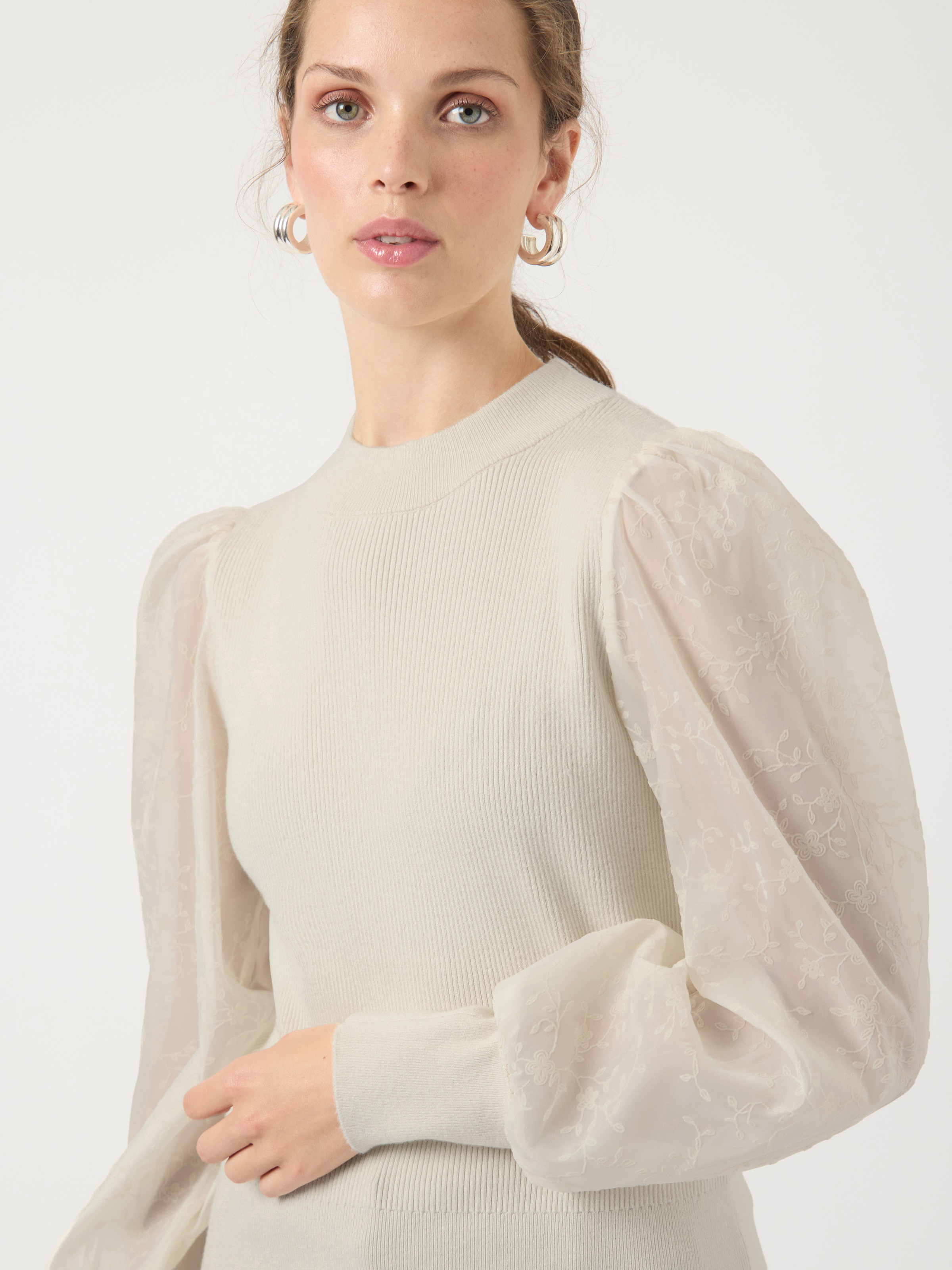 Y.A.S Rundhalspullover »YASDOTME LS KNIT PULLOVER S. NOOS«