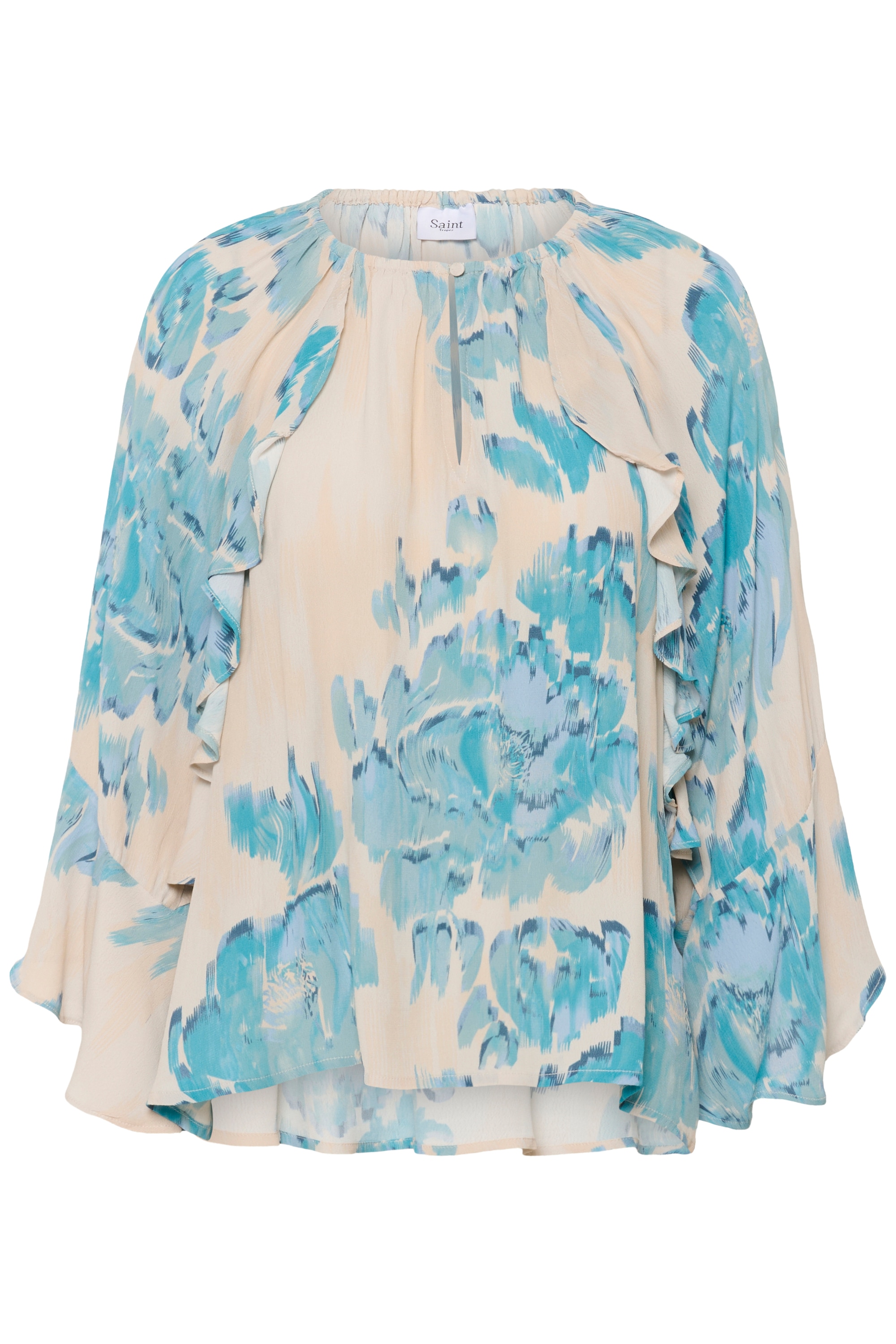 Saint Tropez Kurzarmbluse »Kurzarm-Bluse PollyanaSZ«