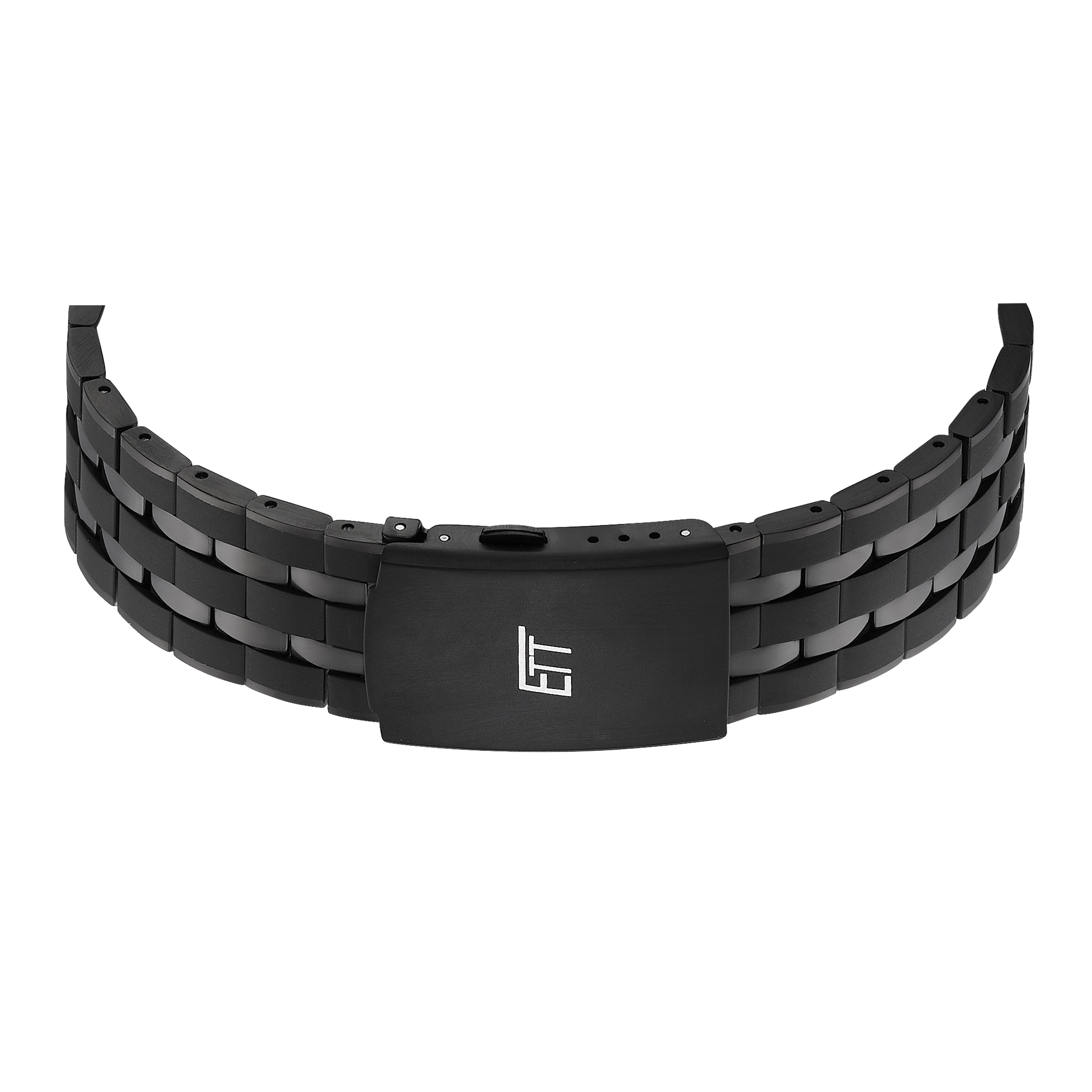 ETT Funkchronograph »Hunter« Armbanduhr, Solar, Herrenuhr, Edelstahlarmband, analog, digital