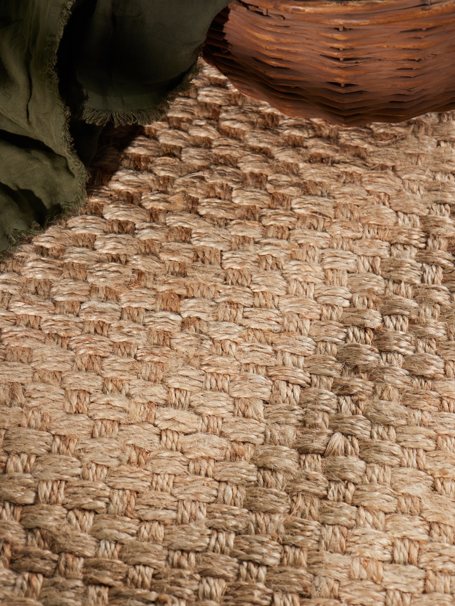 HANSE Home Teppich »Fjord« rechteckig 10 mm Höhe Jute, Handgemacht, Naturteppich, Wohnzimmer, Läufer, Fransen