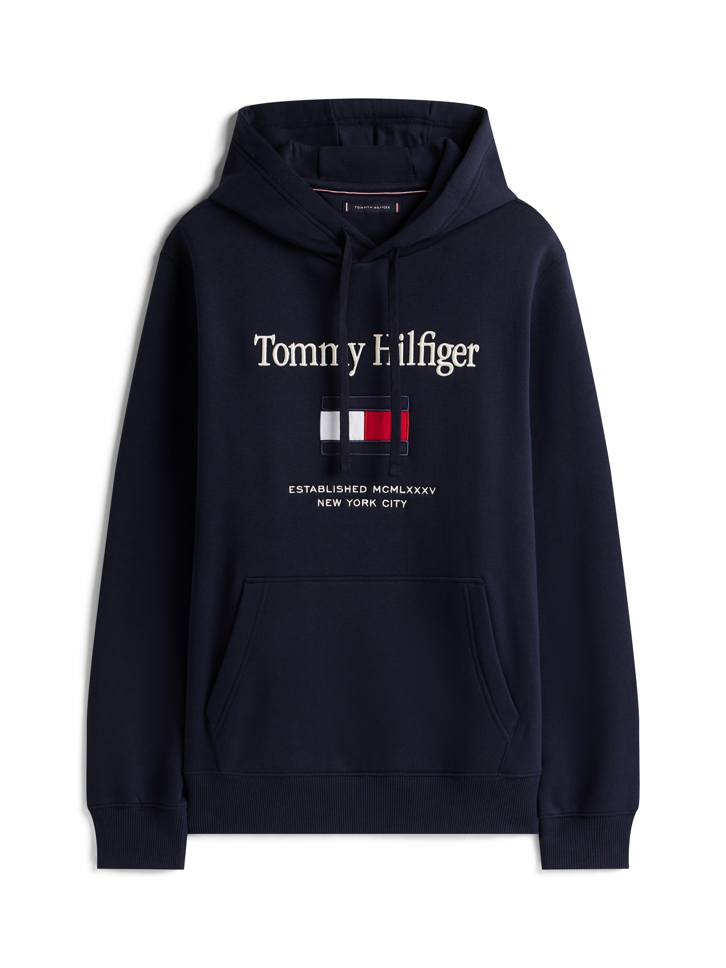 Tommy Hilfiger Hoodie »TOMMY EMBRO FLAG«, normale Passform, Stickerei
