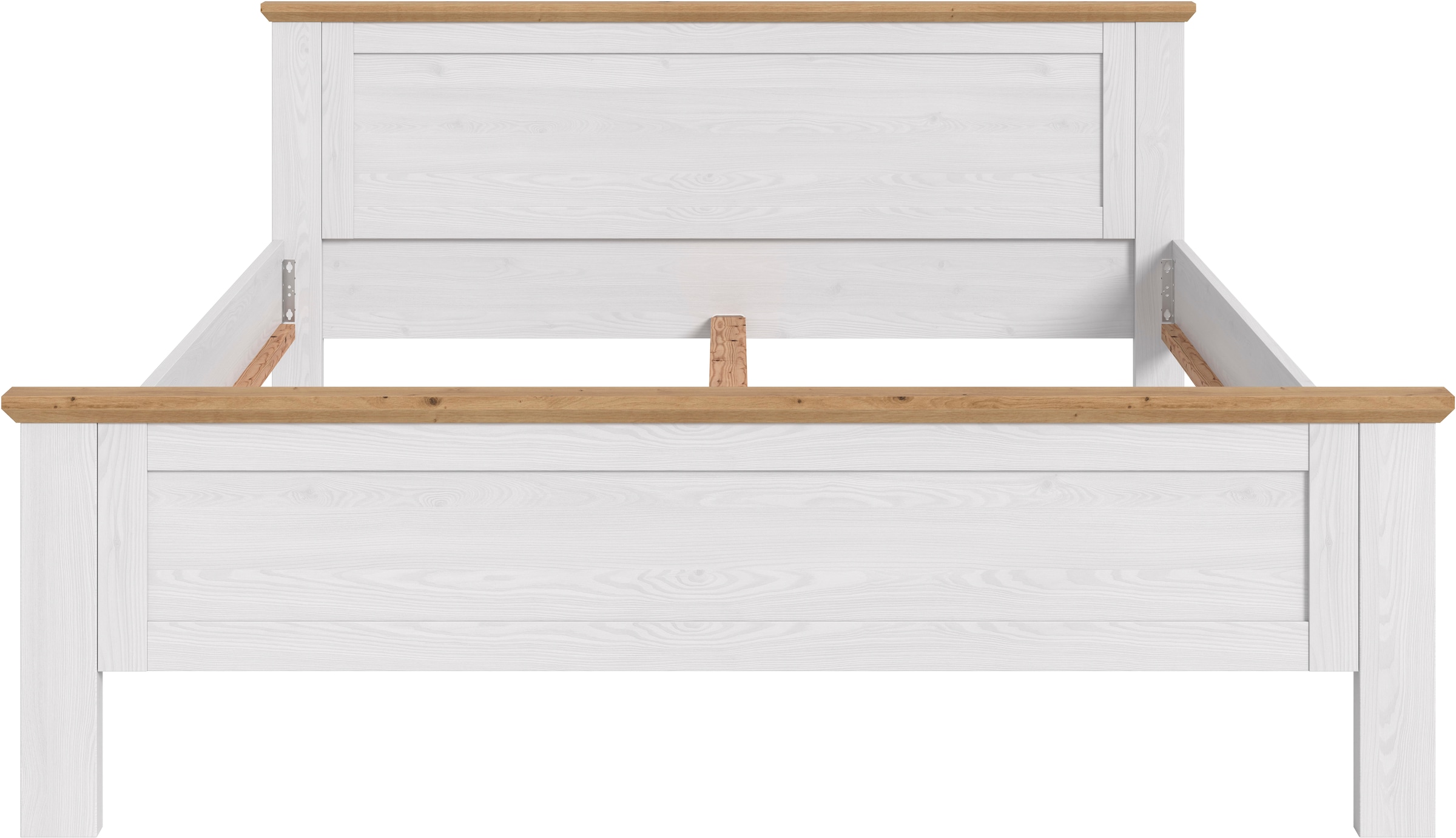 Home affaire Bettgestell »COSENZA, TOPSELLER!, Breite 189cm, im Landhausstil« für Matratzen 180x200 cm, ohne Lattenrost,  Bett, Kastenbett, Schlafzimmer, Schlafen