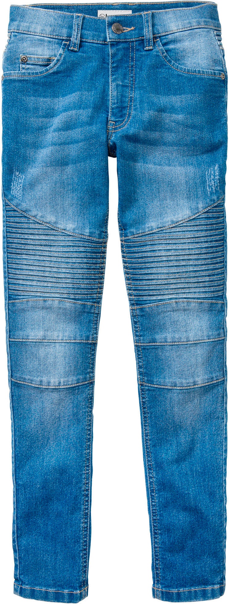 bonprix Skinny-fit-Jeans Skinny fit Passform, verstellbarer Bund, dehnbares Material