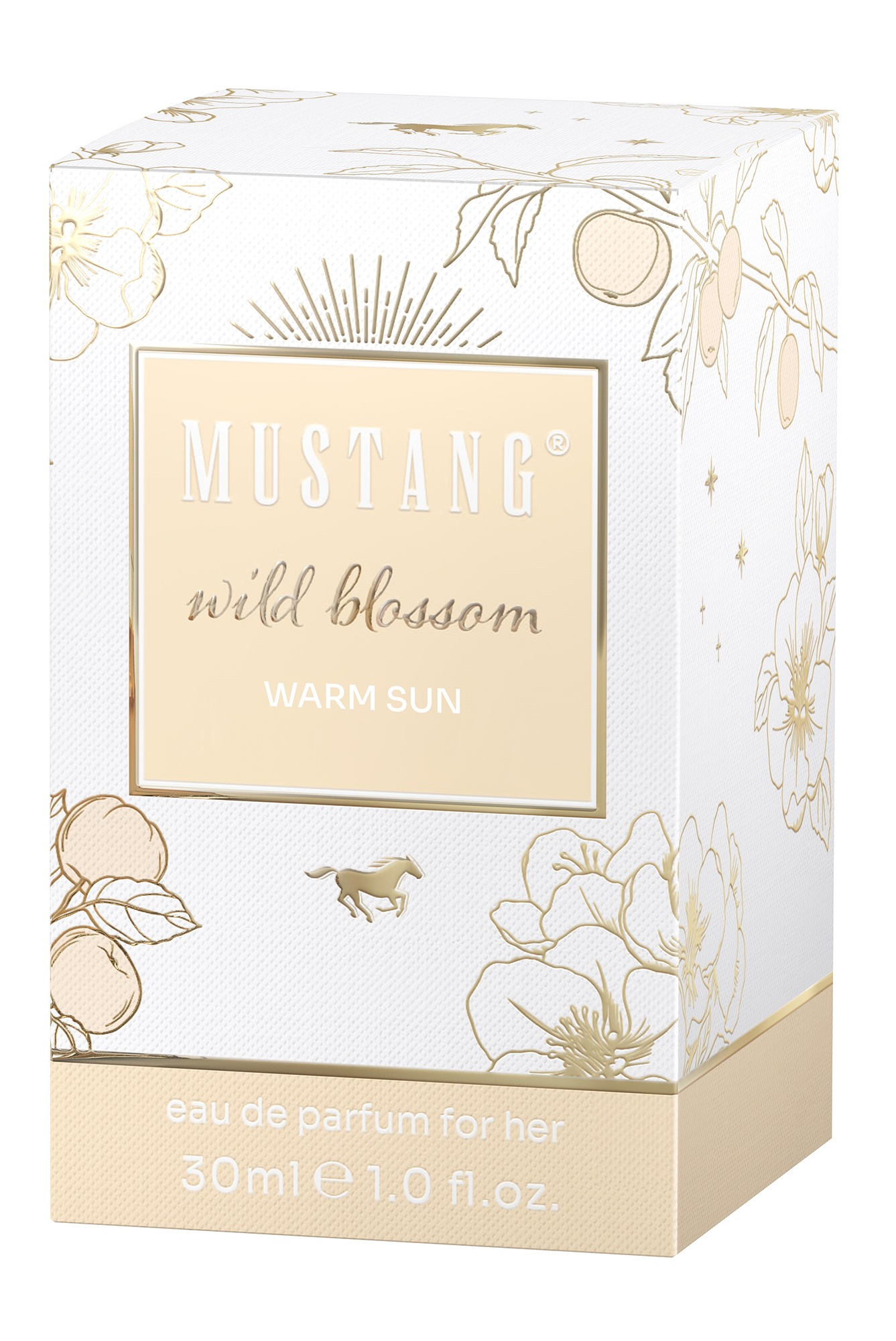 MUSTANG Eau de Parfum »wild blossom WARM SUN« mit 30 ml Inhalt, flüssig