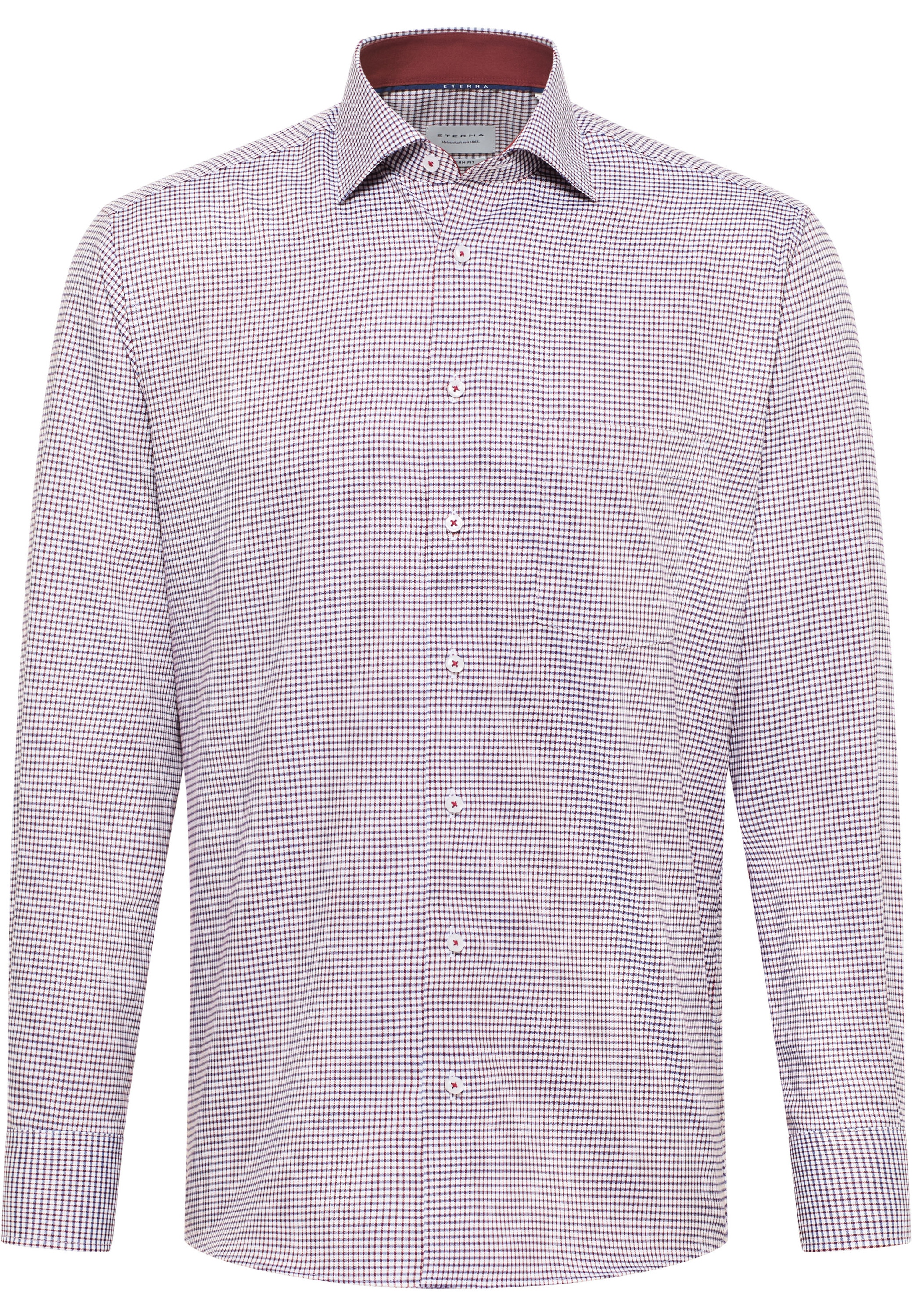 Eterna Langarmhemd »MODERN FIT«, NON IRON (bügelfrei)