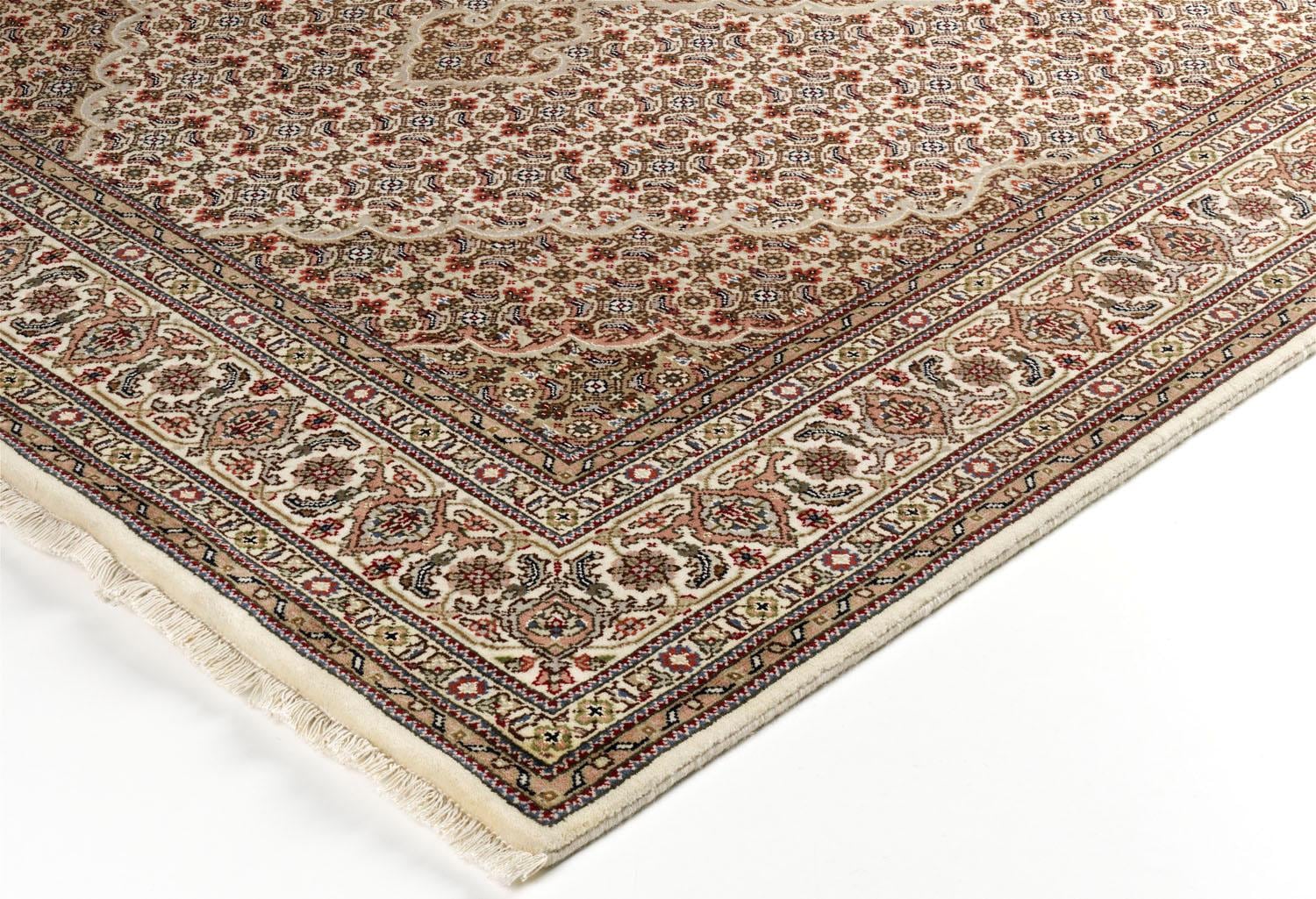 OCI DIE TEPPICHMARKE Läufer »Cavari Mahi«, rechteckig, 5 mm Höhe, hochwertig, handgeknüpft, mit Fransen, Wohnzimmer