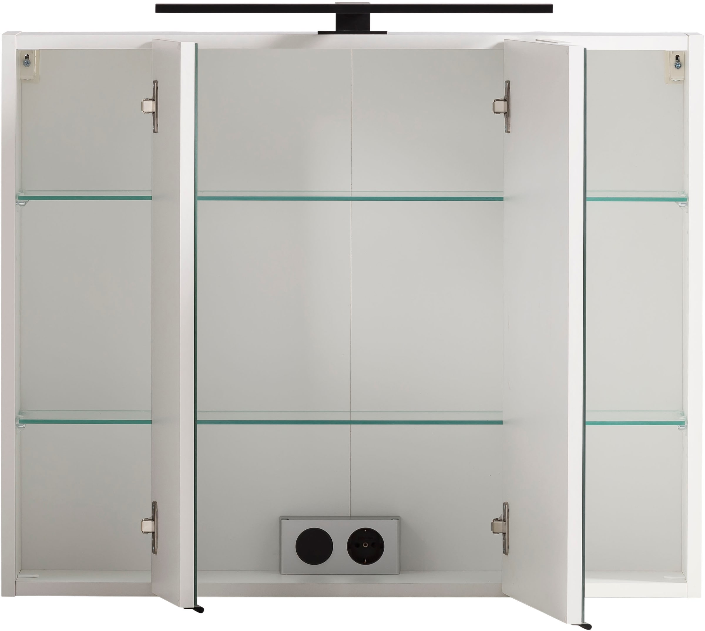 welltime Badmöbel-Set »Lana«, (Komplett-Set, 2 St.), Badezimmer-Set, 2-teilig, inkl. Waschbecken, 80 cm breit