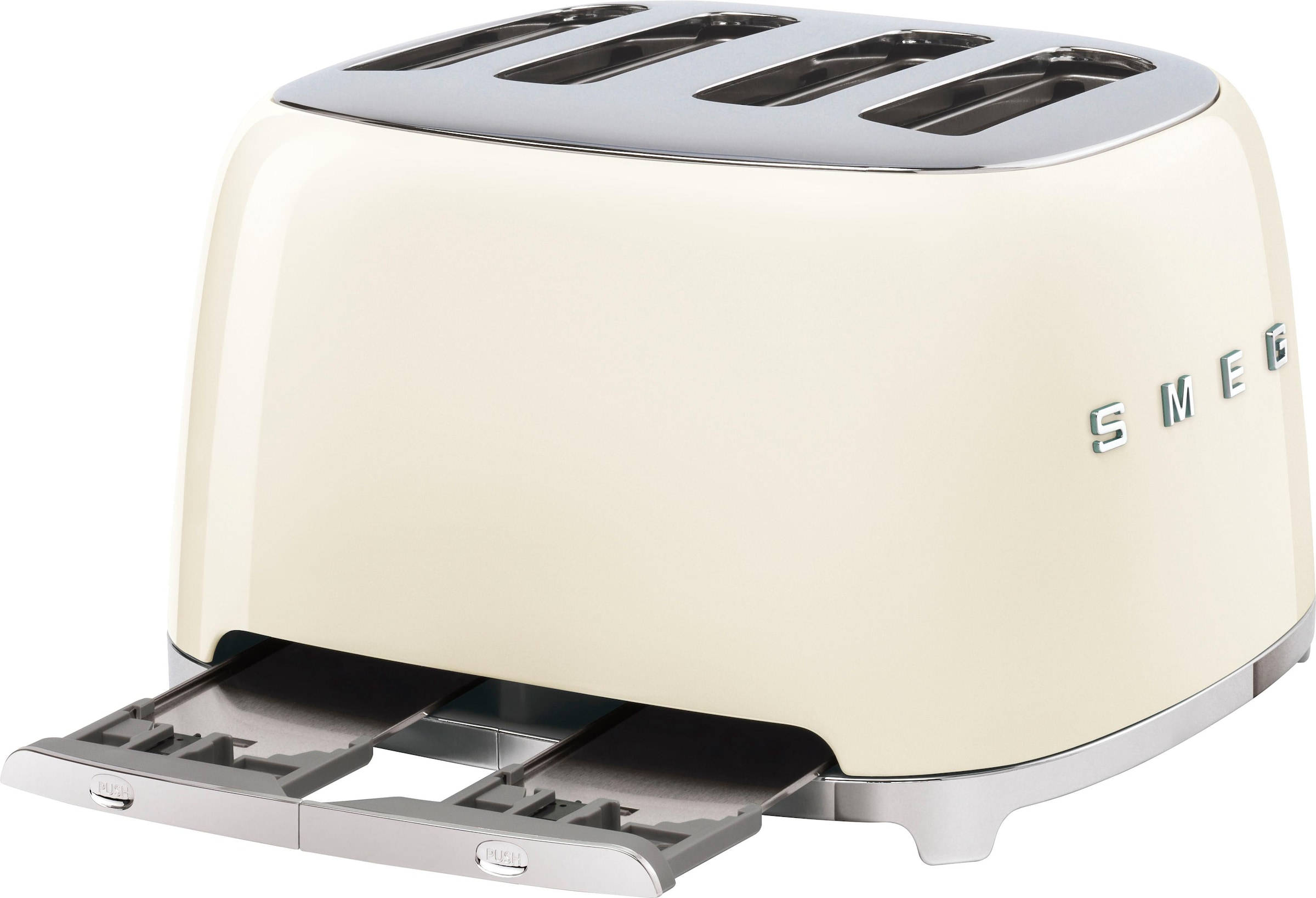 Smeg Toaster »TSF03CREU«, 4 kurze Schlitze, 3000 W
