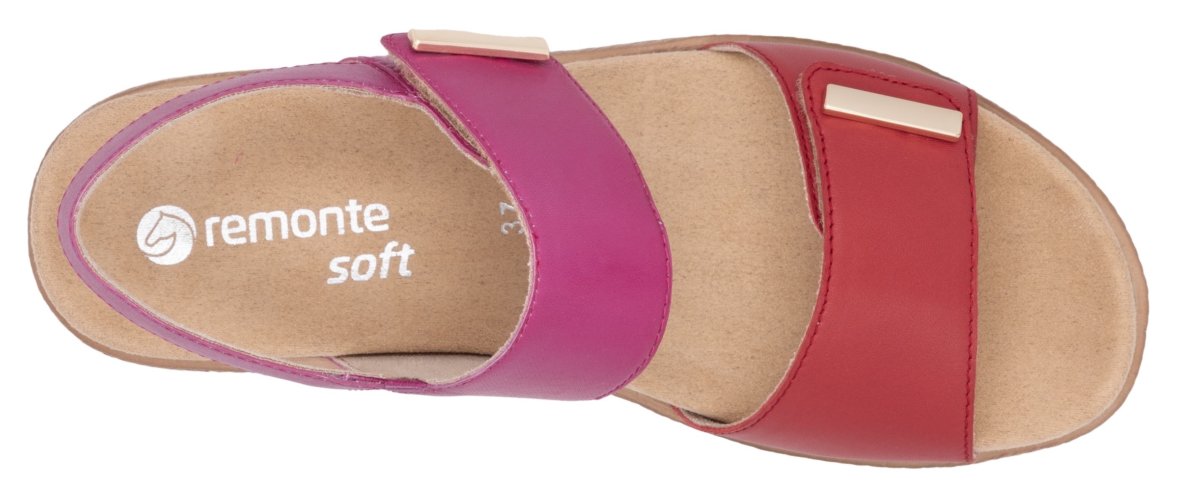 Remonte Keilsandalette, Riemchensandale, Bequemschuh mit Schmuckelementen