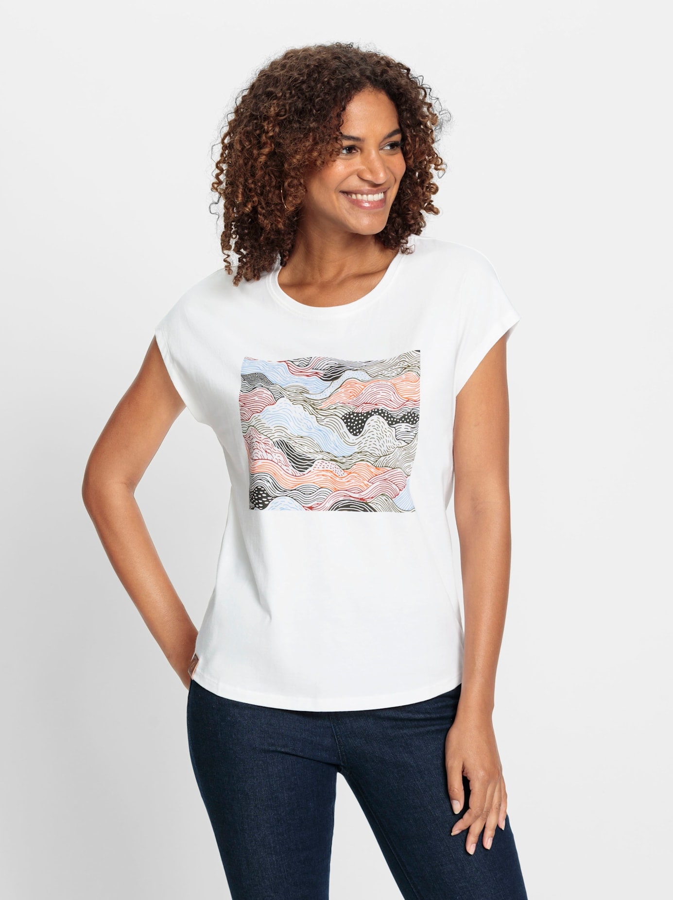 Casual Looks Kurzarmshirt »Shirt«, (1 tlg.)