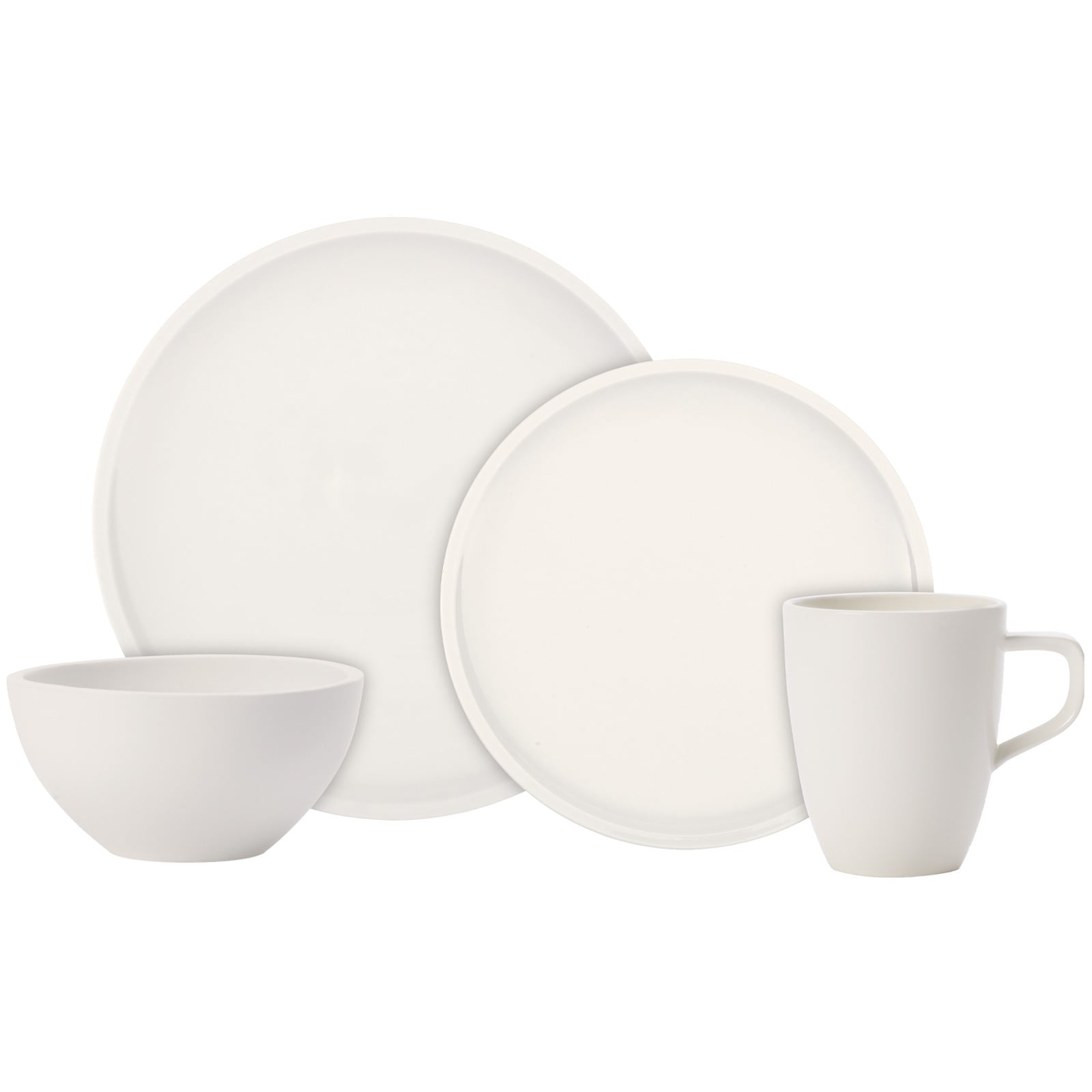 Villeroy & Boch Geschirr-Set »Starter-Set Artesano Original weiß«