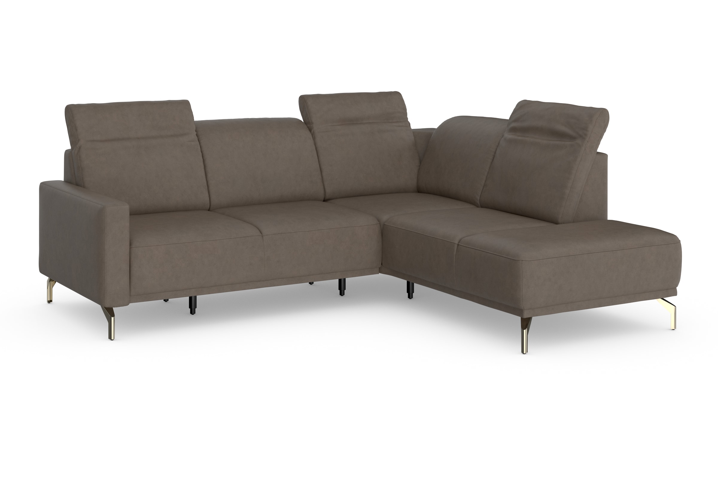 sit&more Ecksofa »Bailando L-Form«, wahlweise mit Kopfteilverstellung und Vorziehsitz, motorisch