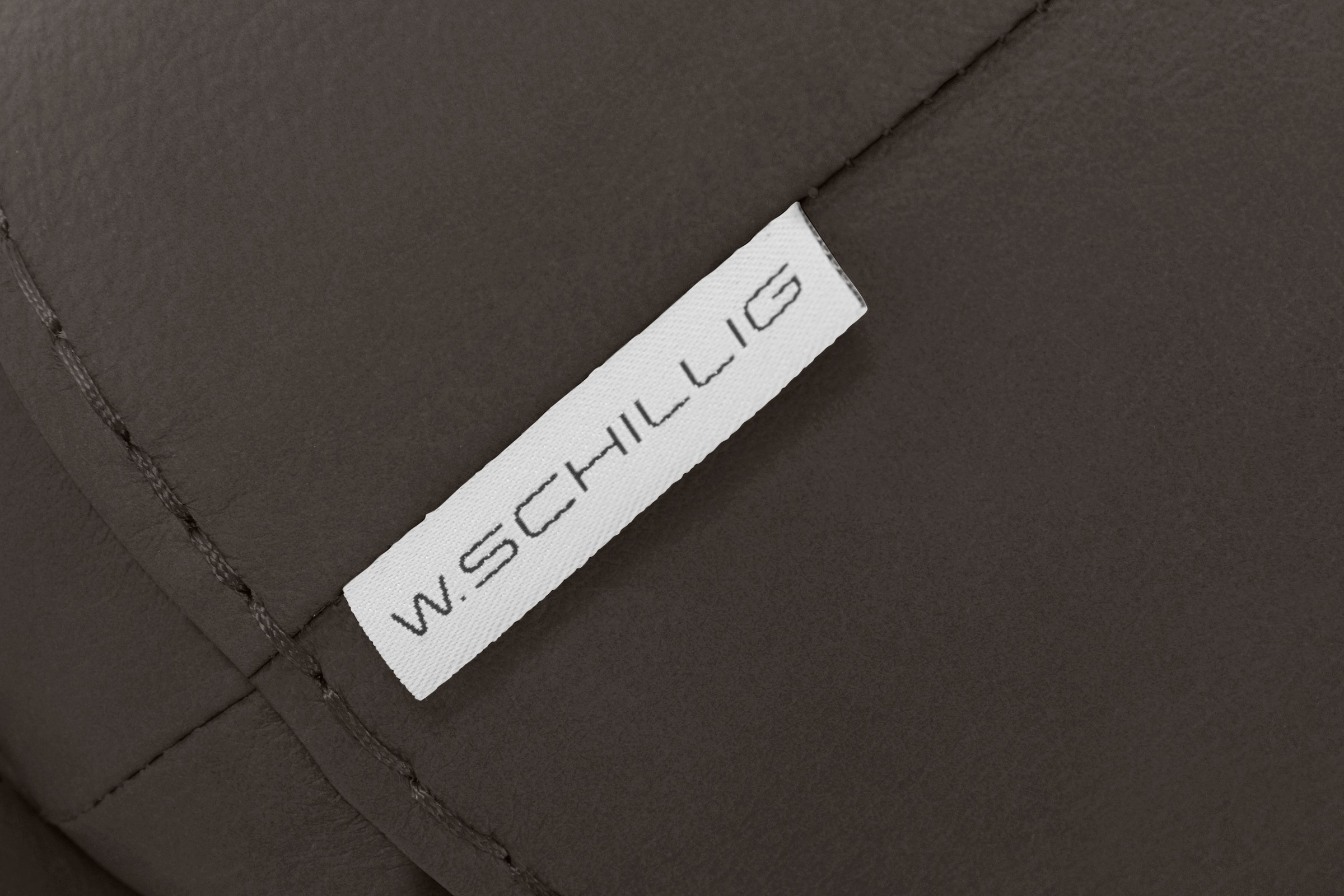 W.SCHILLIG Hocker »montanaa« mit Metallfüßen in Chrom glänzend, Breite 71 cm