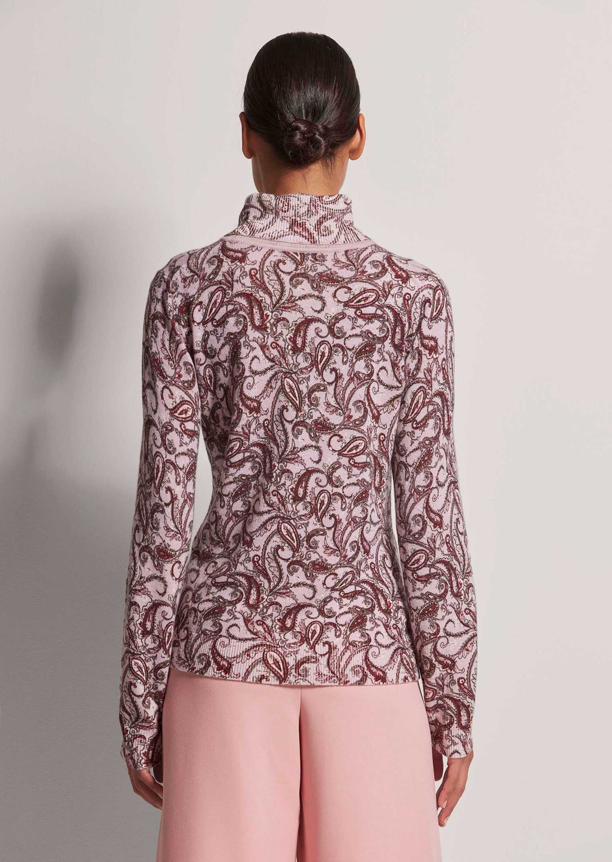 MADELEINE Longpullover »Druckpullover Kaschmir-Pullover mit Unikat-Print«