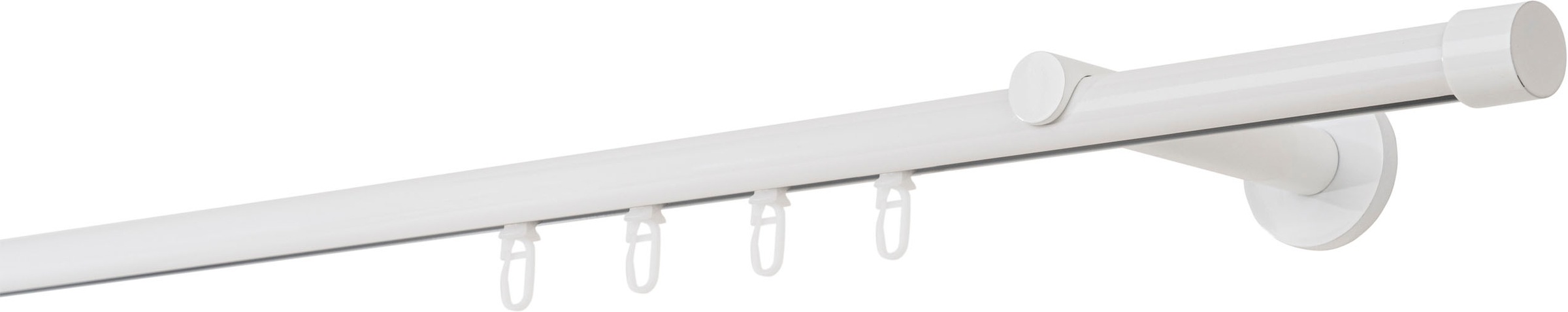 mydeco Gardinenstange »Kappe function Ø 20mm«, 1 läufig-läufig, Fixmaß