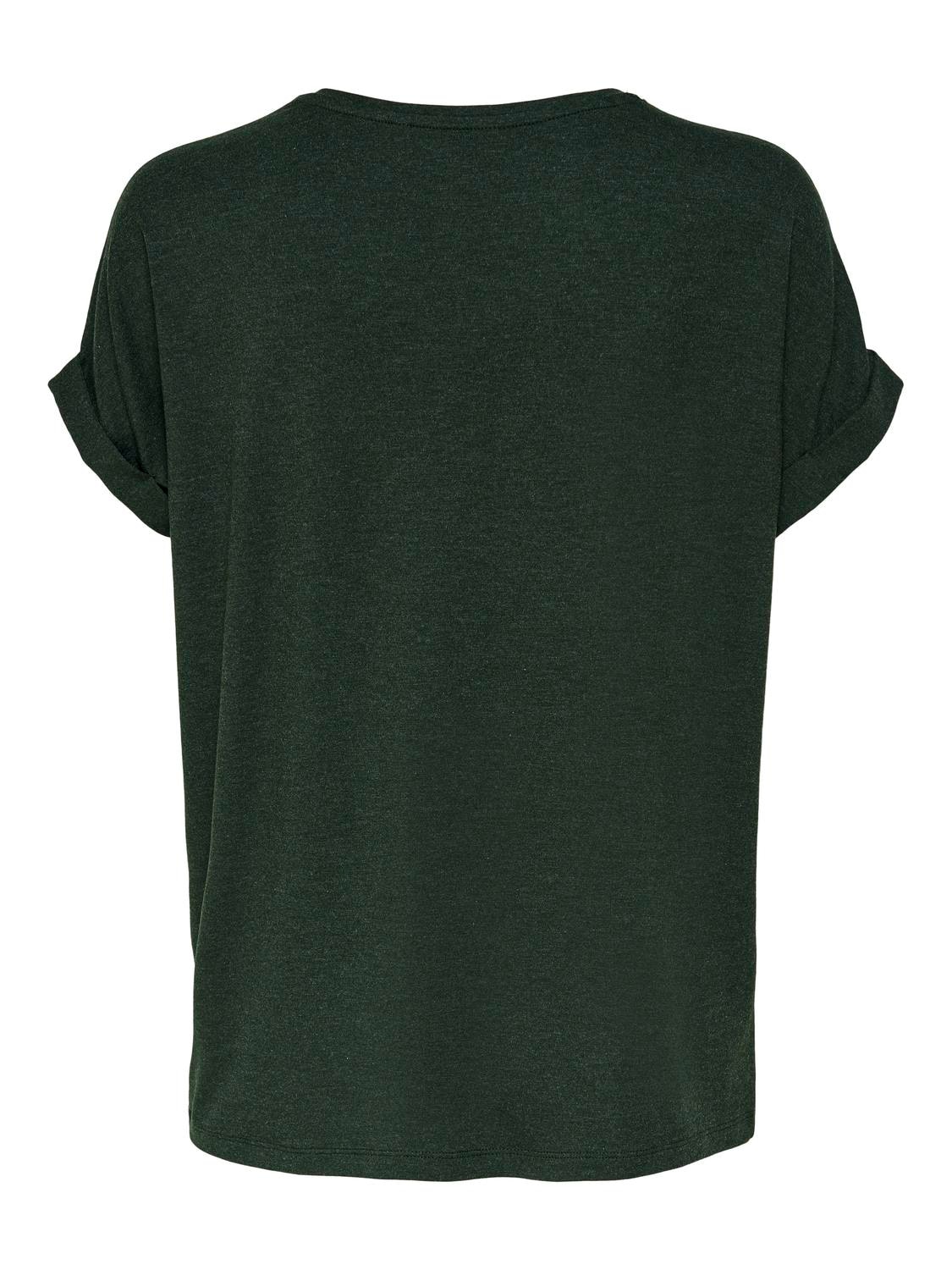 ONLY T-Shirt »ONLMOSTER S/S O-NECK TOP NOOS JRS«, mit Aufschlag am Arm