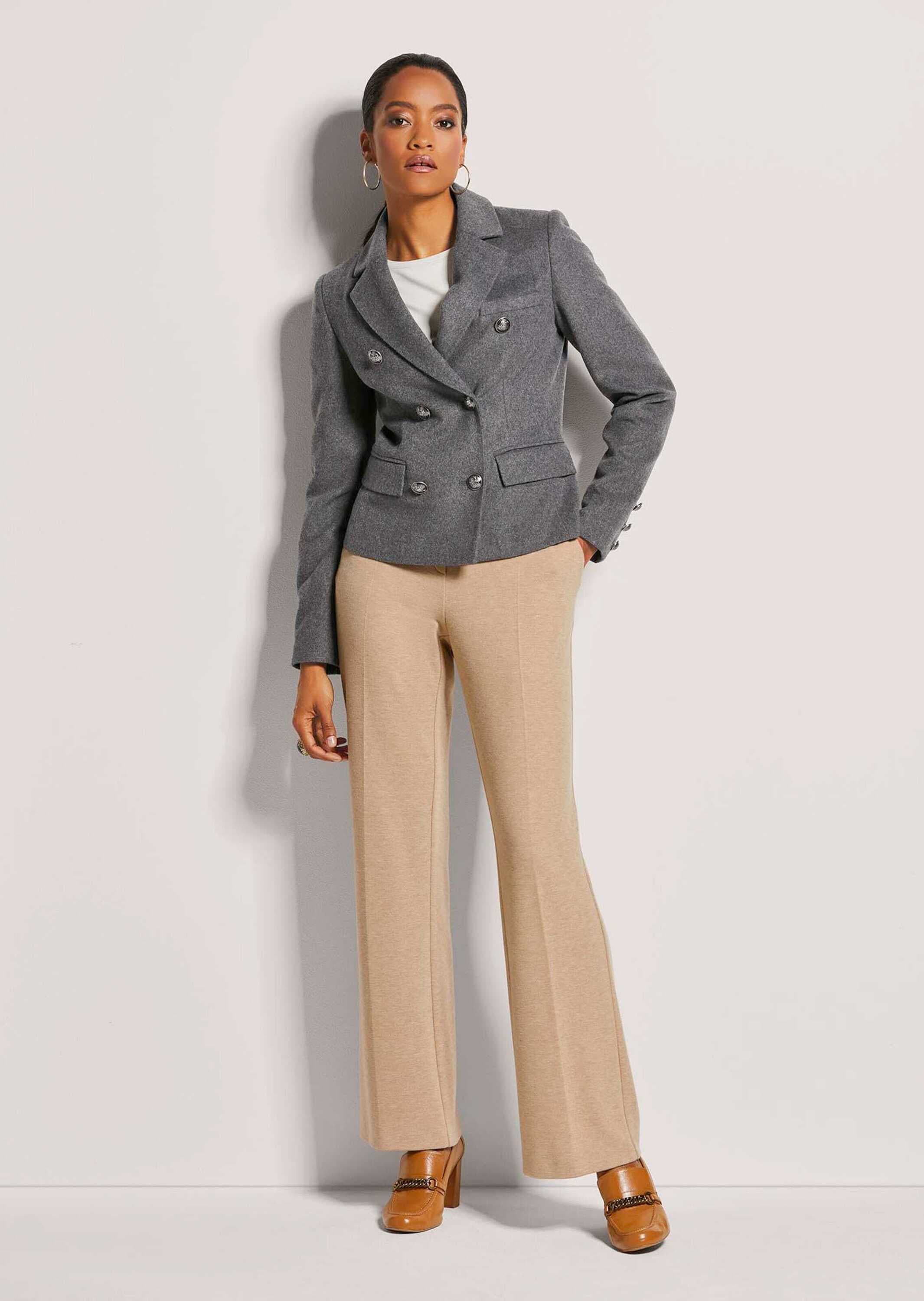 MADELEINE Longblazer »Blazer Kurzblazer mit Glanz-Akzenten«