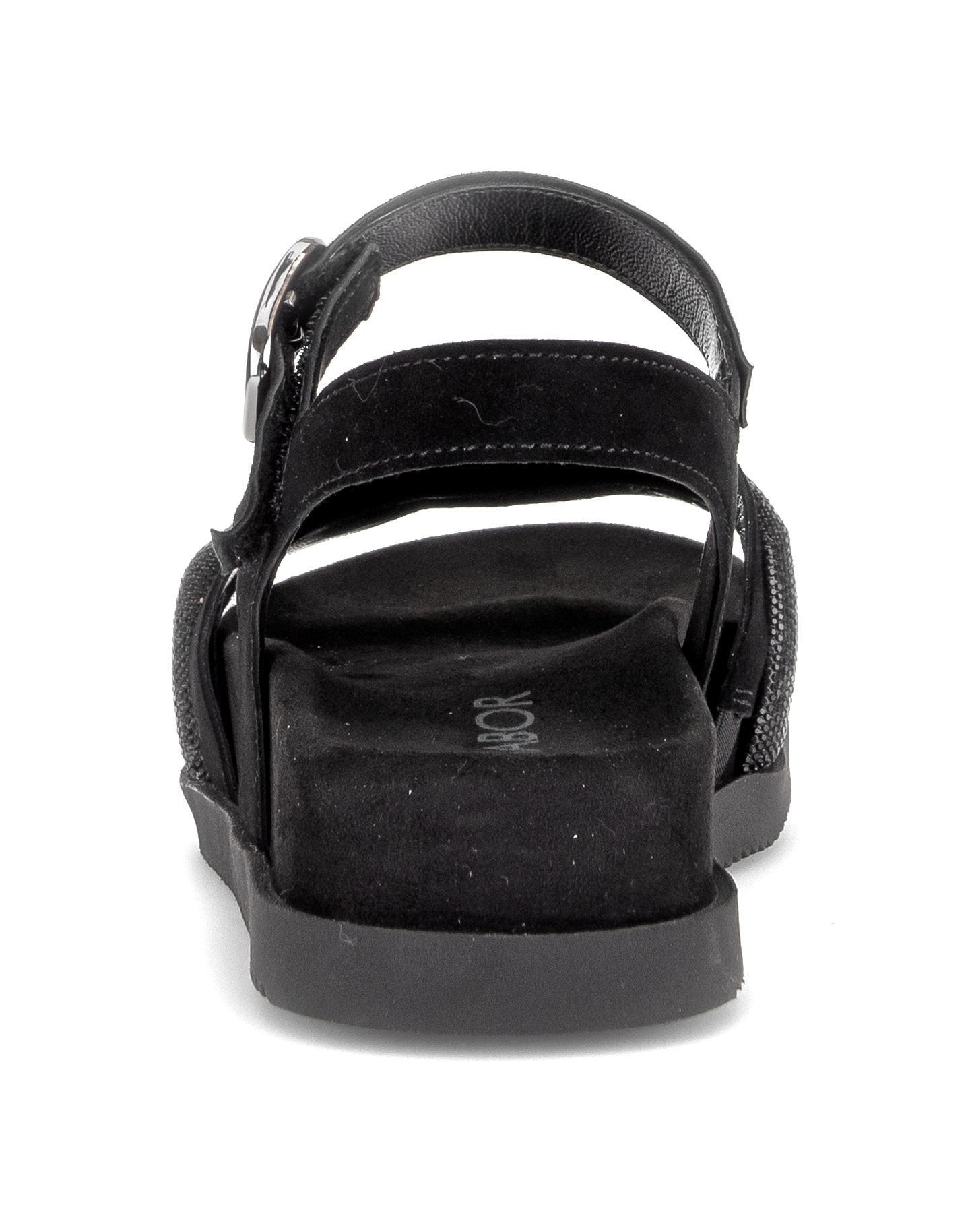 Gabor Sandalette  Riemchensandale, Sommerschuh mit glänzendem Schmuckriegel