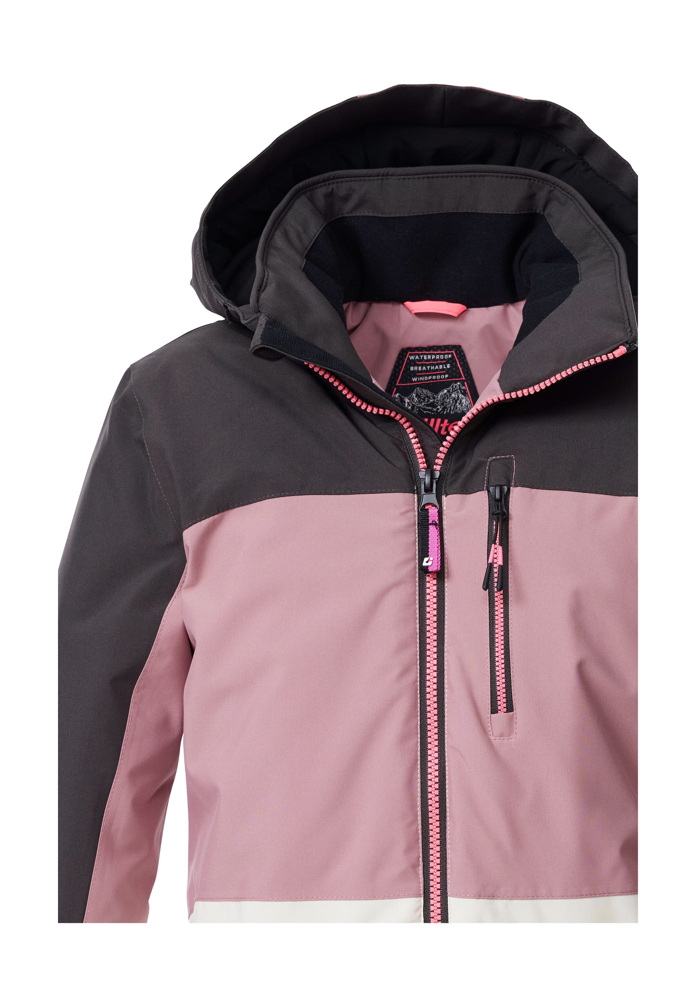 Killtec Skijacke »KSW 208 GRLS SKI JCKT« Wasserdichte, atmungsaktive Kinderjacke mit Schneefang und Taschen