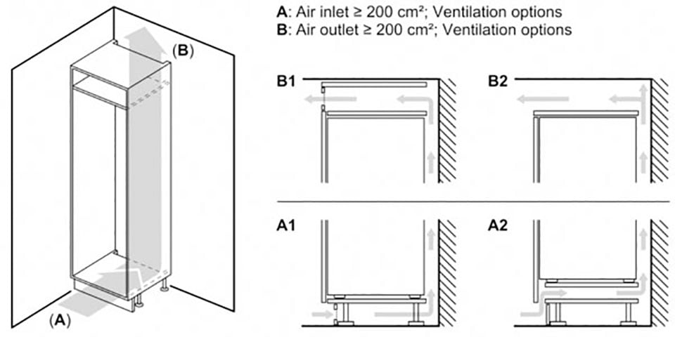 BOSCH Einbaukühlschrank »KIR21NSE0«, KIR21NSE0, 87,4 cm hoch, 54,1 cm breit