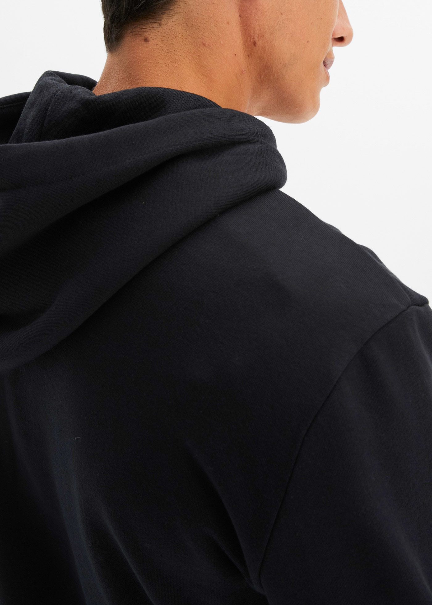 bonprix Hoodie »Hoodie aus reiner Baumwolle«, Regular Fit, mit Kängurutasche, weich angeraute Innenseite
