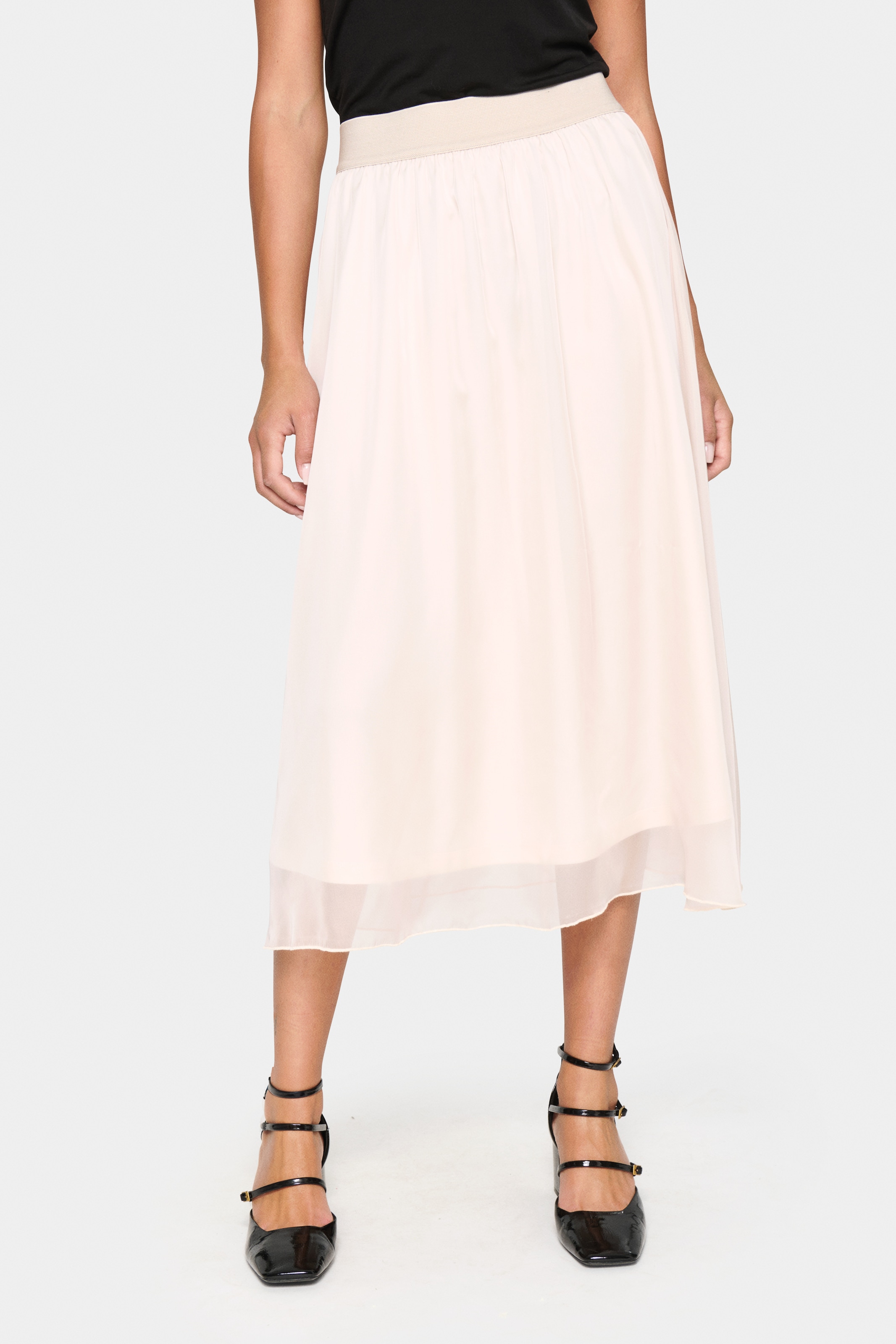 Saint Tropez Midirock »CoralSZ Skirt«, aus Chiffon