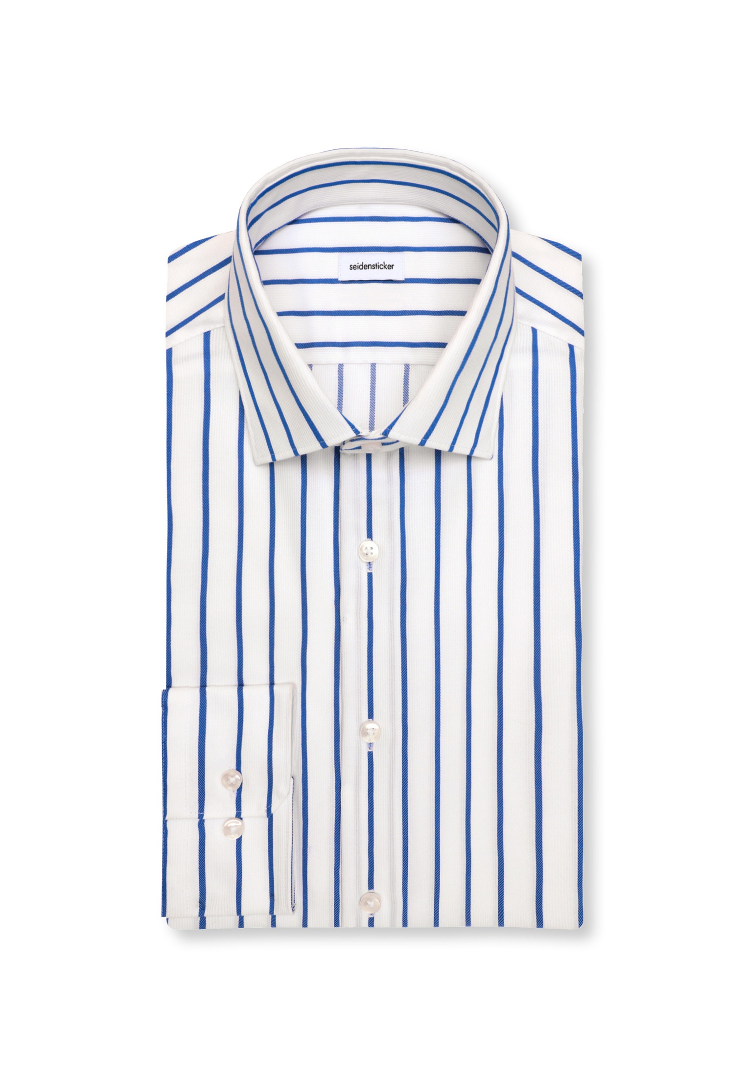 seidensticker Businesshemd »Schwarze Rose« Slim 1/1 Kentkragen Gestreift