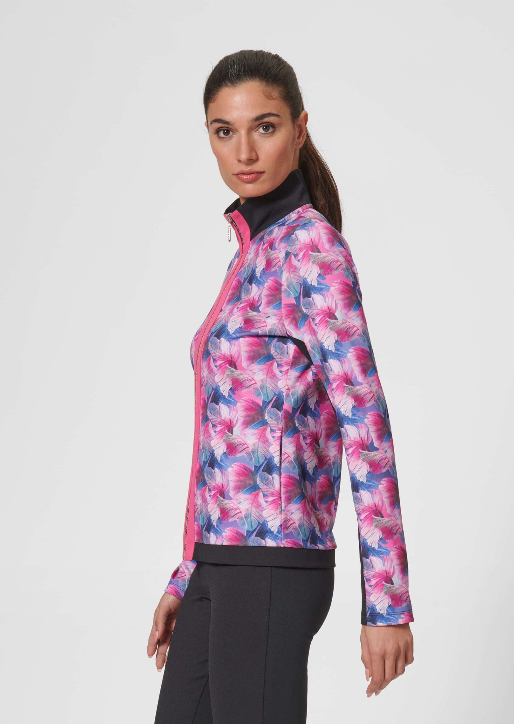 MADELEINE Outdoorjacke »Jacke Jacke mit Blätterprint«