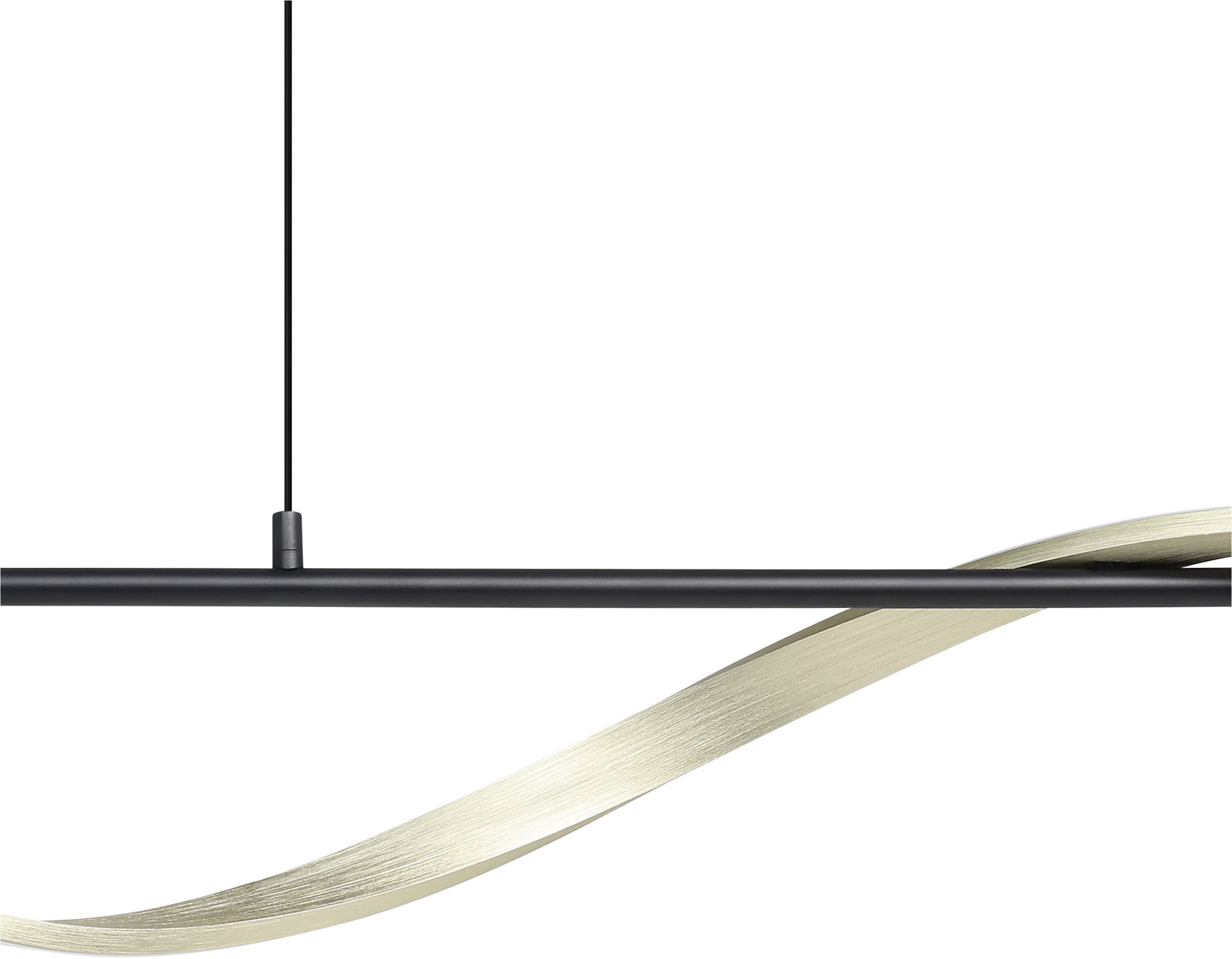 EGLO Hängeleuchte »CONAPRATO Pendellampe - Alu, Stahl - LED - 20W - IP20« LED-Modul 1 Stk. Kaltweiß | Neutralweiß | Warmweiß Hängelampe, Deckenlampe, Wohnzimmer, Esszimmer, L115 x B11,5 x H120 cm