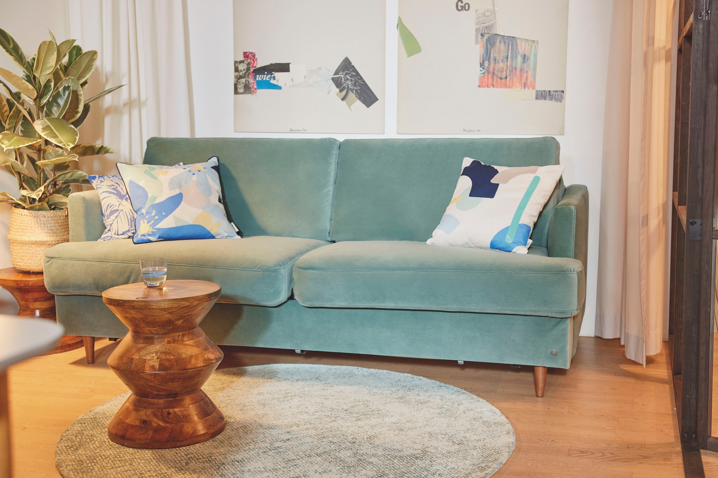 TOM TAILOR HOME Teppich »Groove«, rund, 15 mm Höhe, modernes Design, edles Farbspiel, ideal im Wohnzimmer & Schlafzimmer