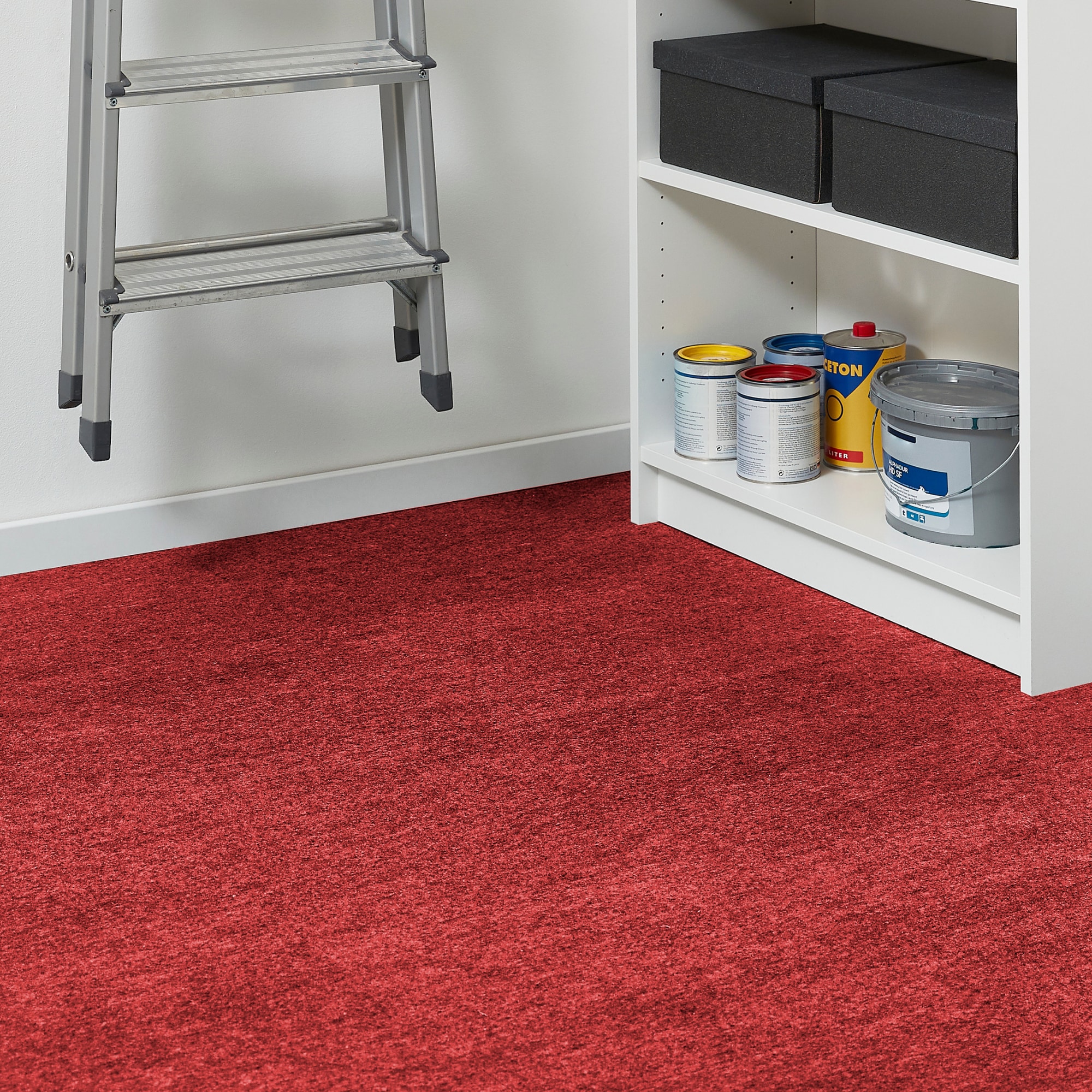 Andiamo Teppichfliese »Skandi, selbstklebend«, rechteckig, 4 mm Höhe, 40x40 cm, 25 Stück (4 qm), 50 Stück (8 qm) oder 100 Stück (16 qm)