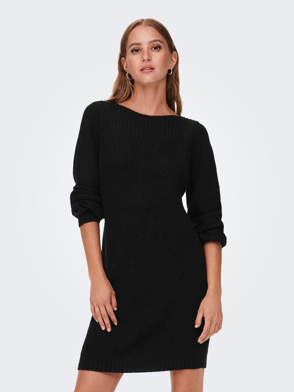 Minikleid »JDYWHITNEY MEGAN L/S BOAT DRESS KNT NOOS«