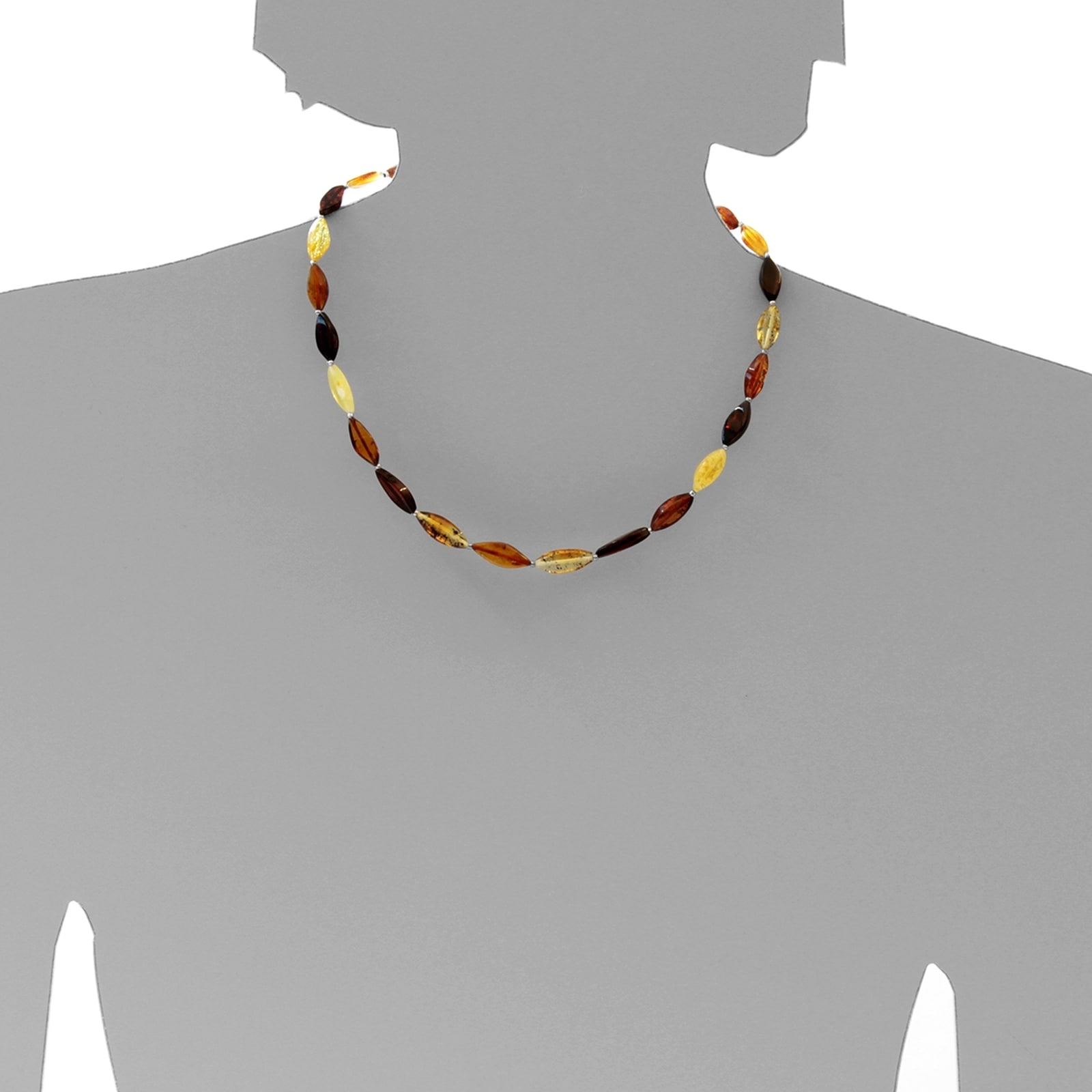 OSTSEE-SCHMUCK Kette ohne Anhänger »- Tasja - Bernstein -,«