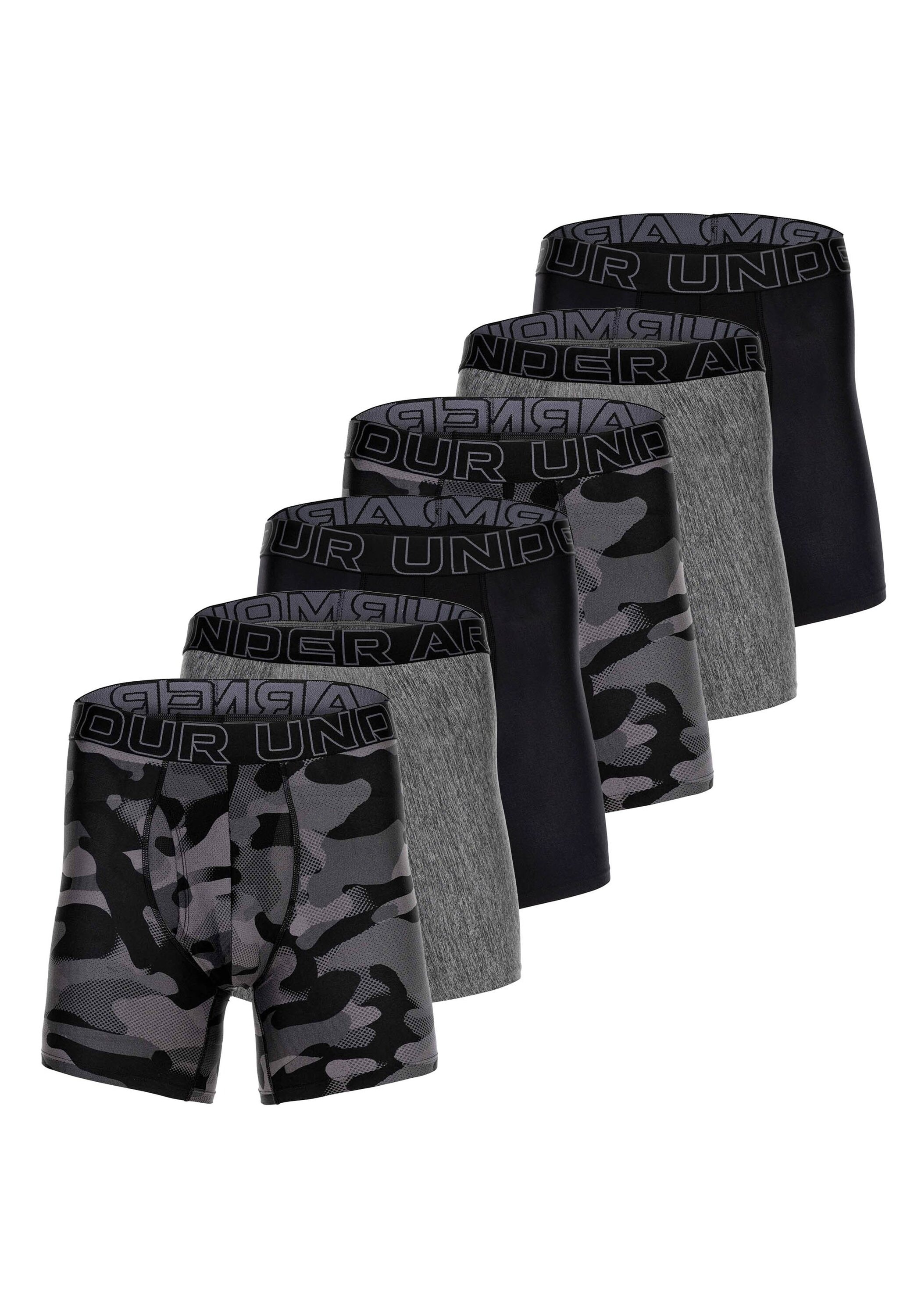 Boxershorts »Boxershort UA PERFORMANCE TECH - PRINT 6 IN 6PK 6er Pack«