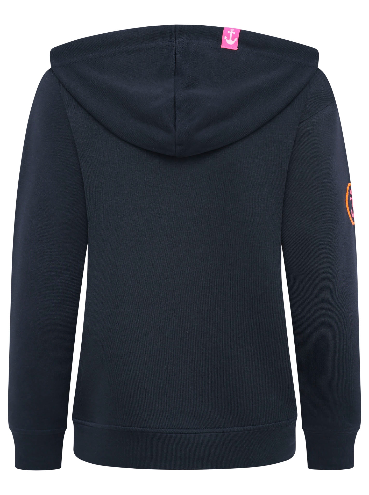 Zwillingsherz Hoodie »"Moin Moin Moin"«, V-Ausschnitt, mit bunter MOIN Stickerei und Anker