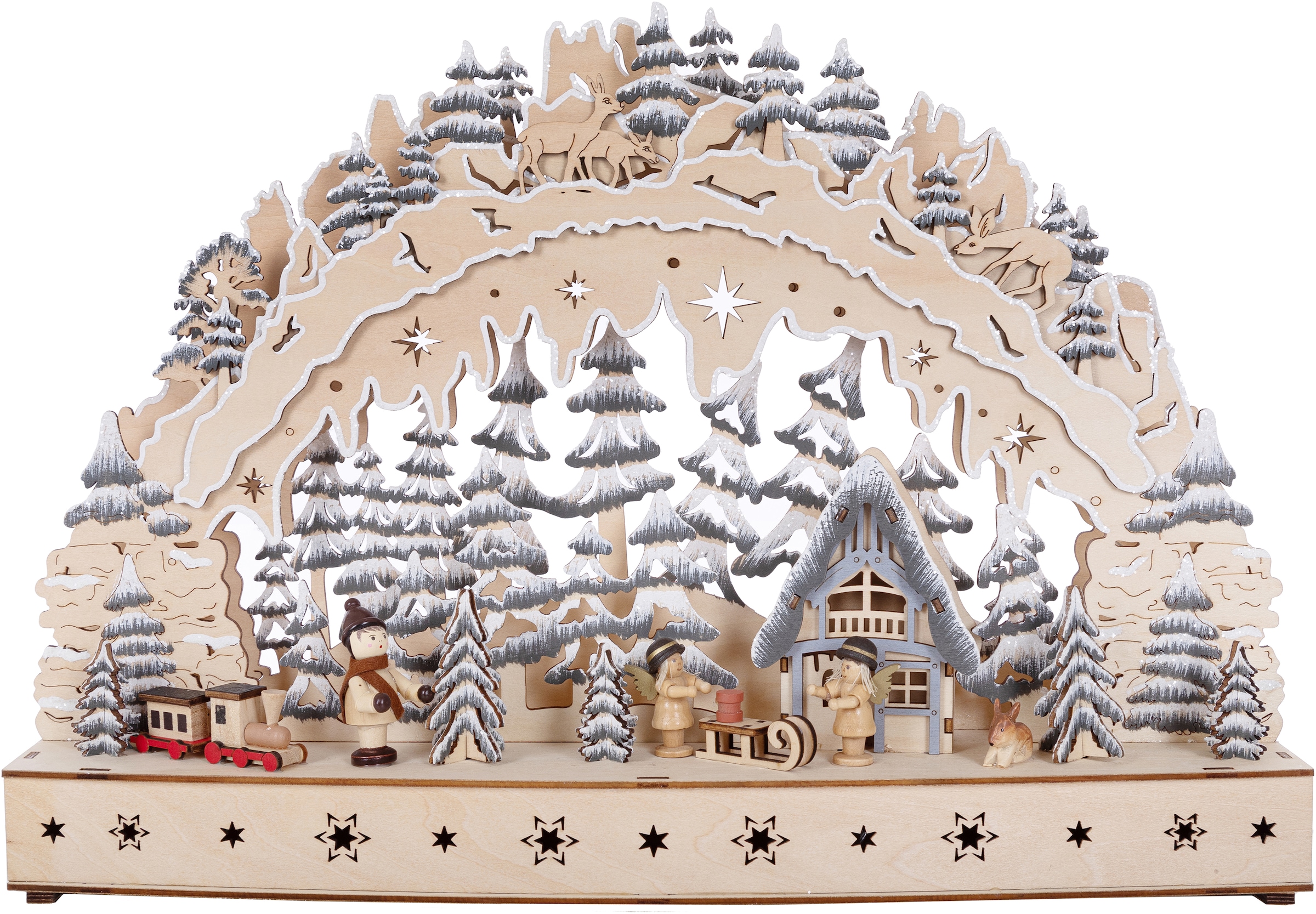 Beleuchtung, kaufen aus & Holz, Möbel Accessoires Myflair Höhe Schwibbogen ca. 31 cm »Weihnachtsdeko«, LED mit LED OTTO bei
