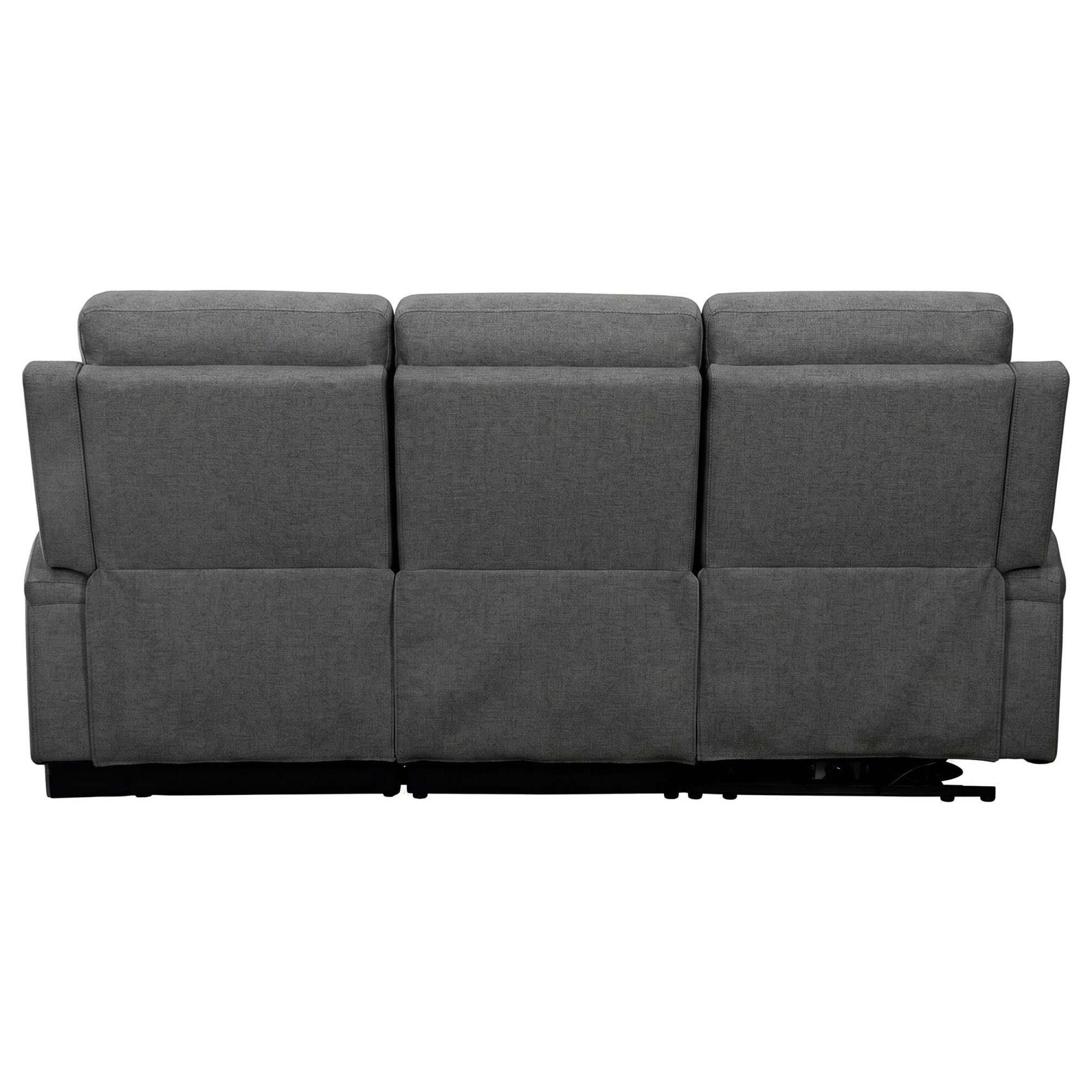 OTTO home Ecksofa »NAPORI Struktur-Bezug, L-Form, 210cm, man./elektr. Relaxfunktion« USB-A bei elektr. Variante, Staukasten, Seitentaschen u. Federkern