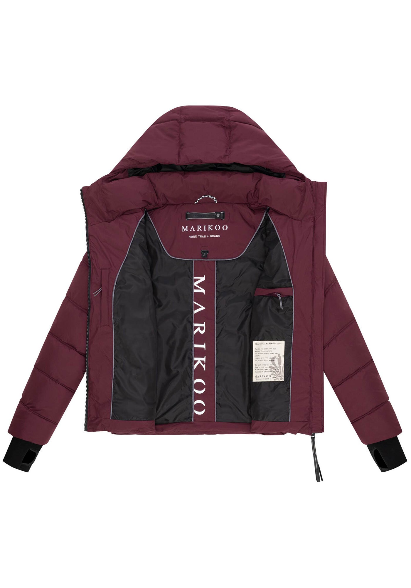 Marikoo Winterjacke »Marikoo Yukanii Damen Winterjacke Steppjacke N114«
