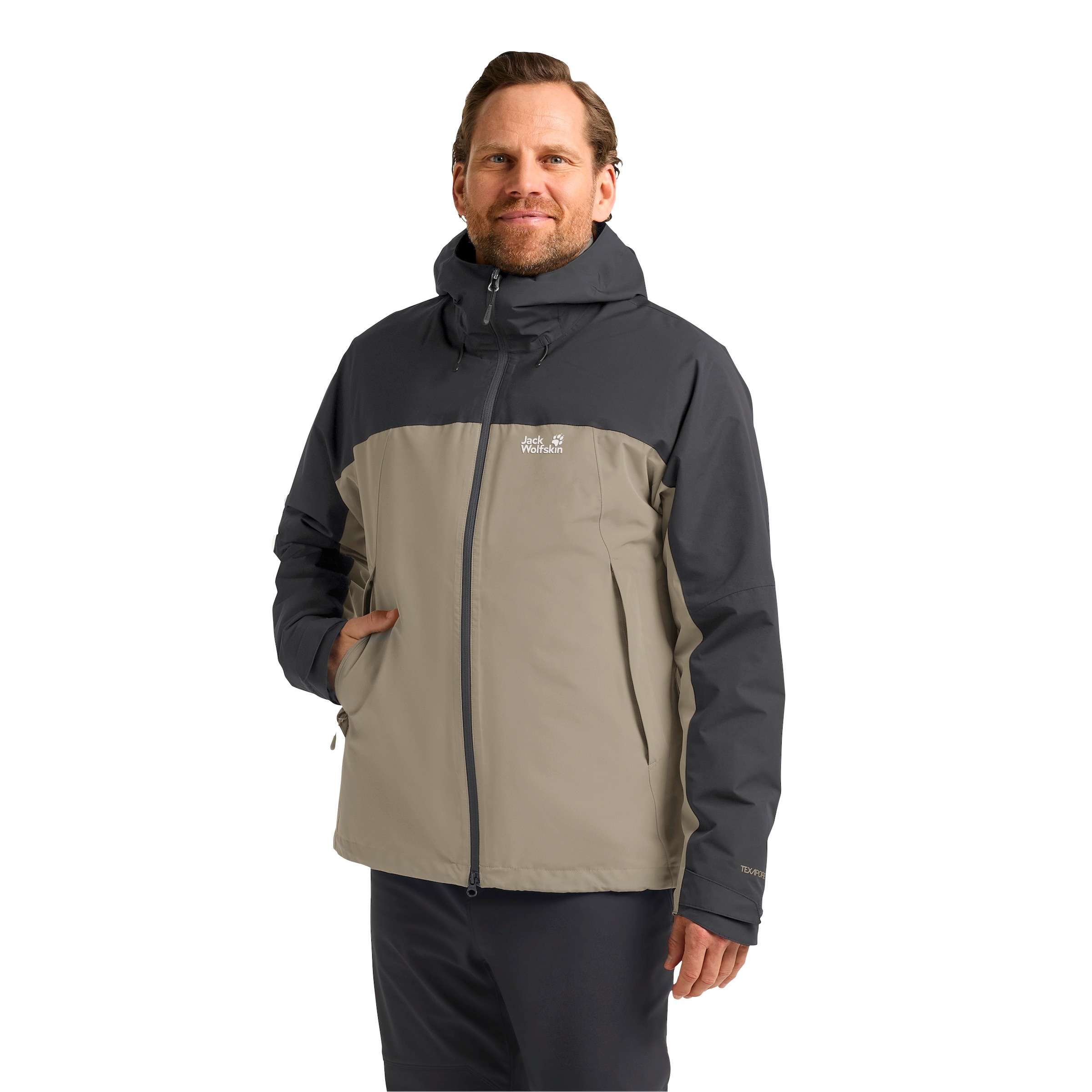 Jack Wolfskin Funktionsjacke, 3in1, wasserdicht, Übergangsjacke