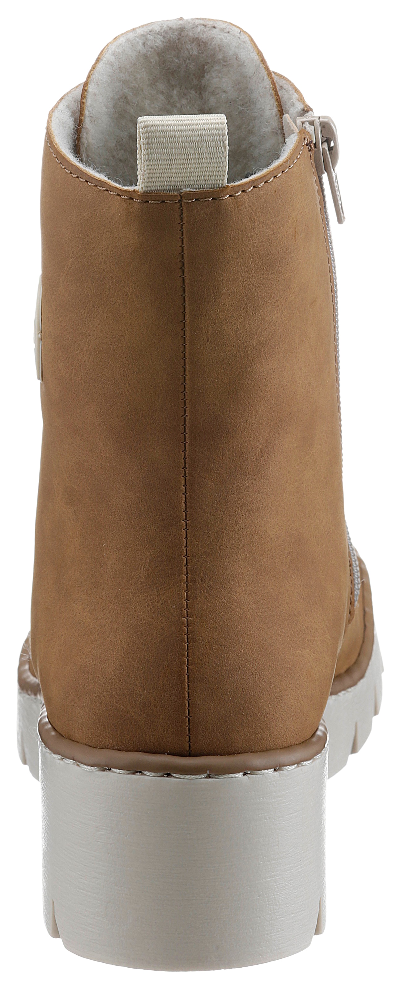 Rieker Stiefelette, mit Front-Reißverschluss; schmale Form