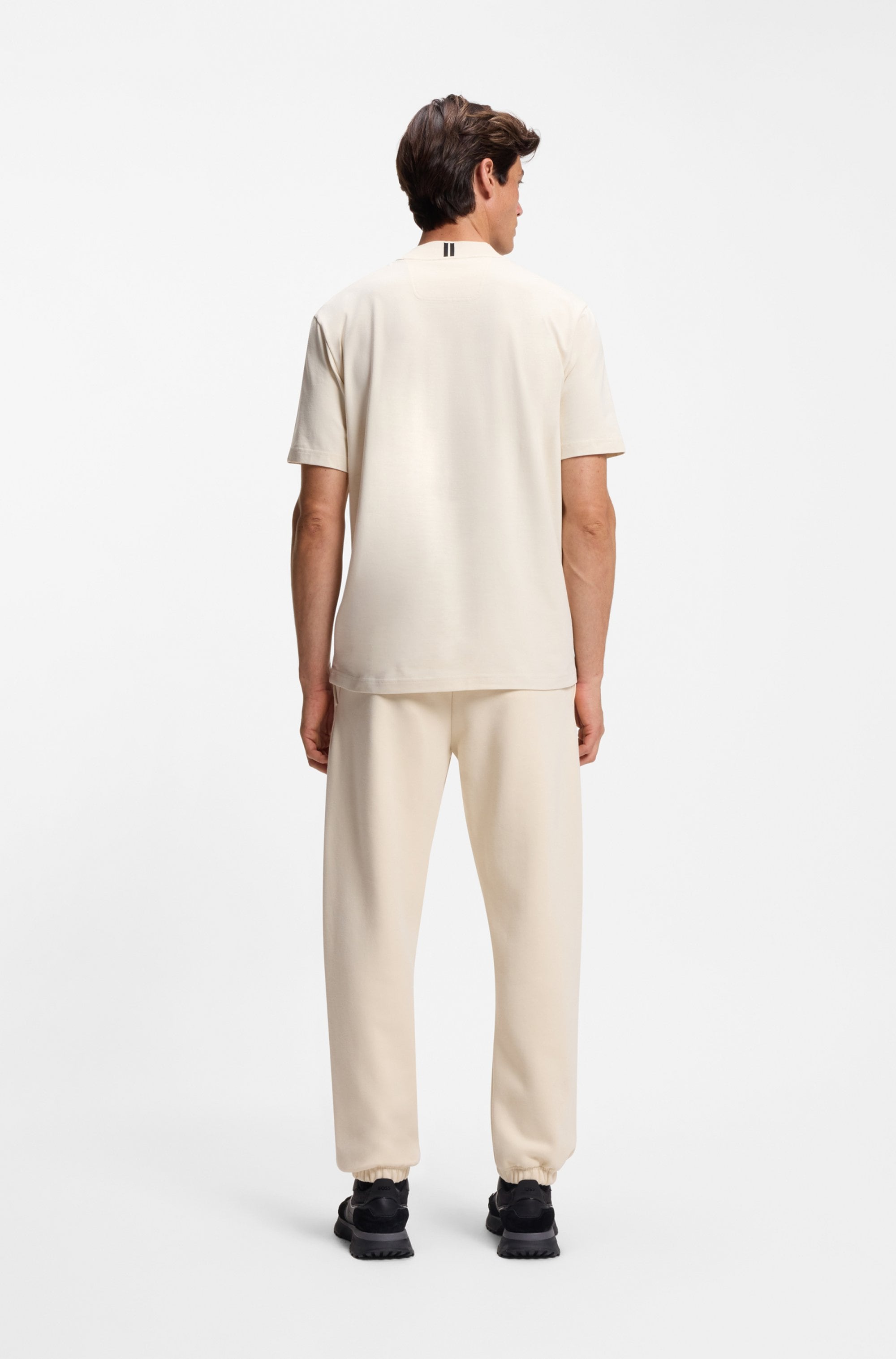 BOSS GREEN T-Shirt »Tee Collar Zone«, mit Logo am Ausschnitt