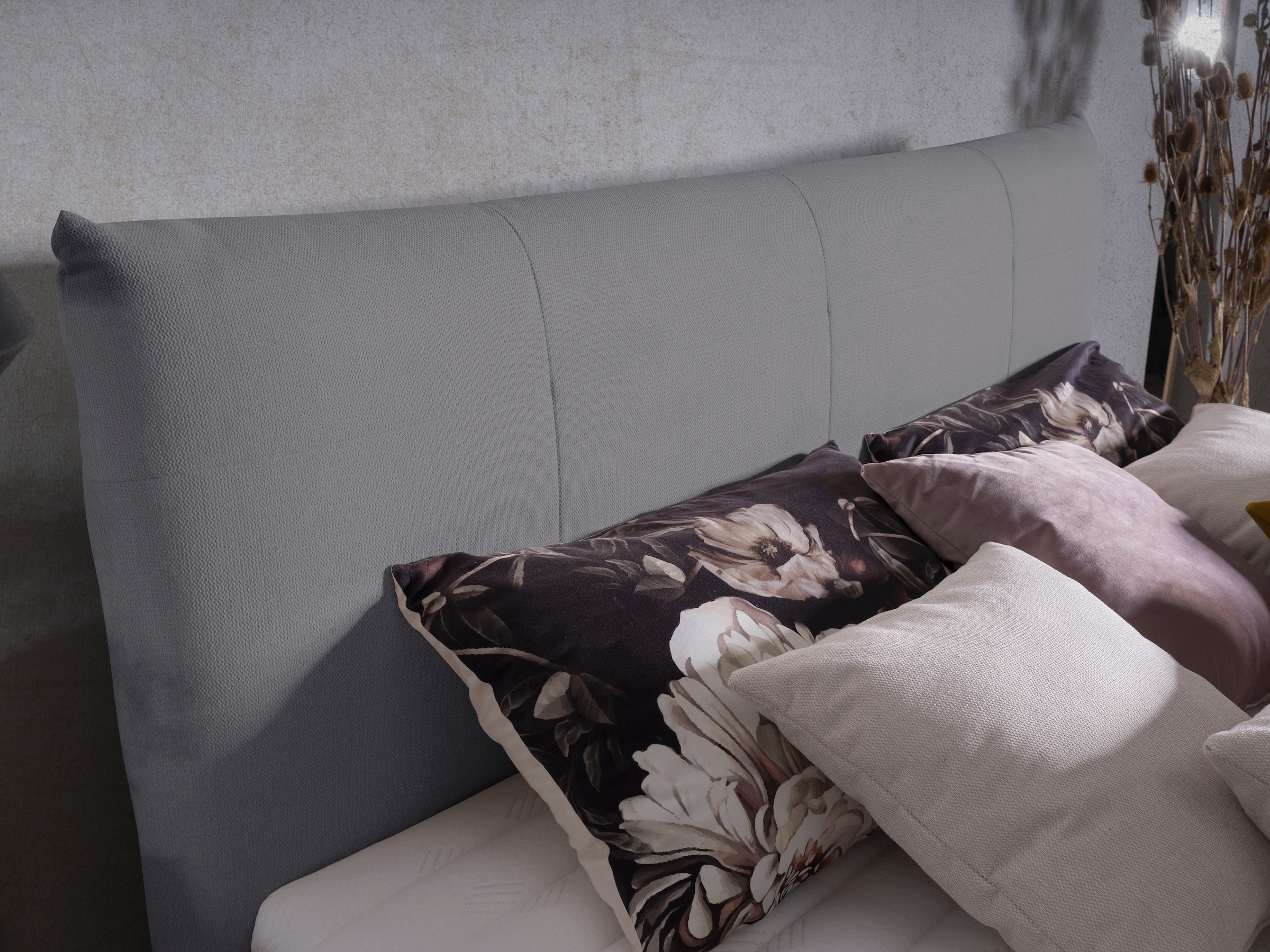 alina Boxspringbett »Luga«, 188 cm breit, inkl. Matratze und Komfortschaum-Topper